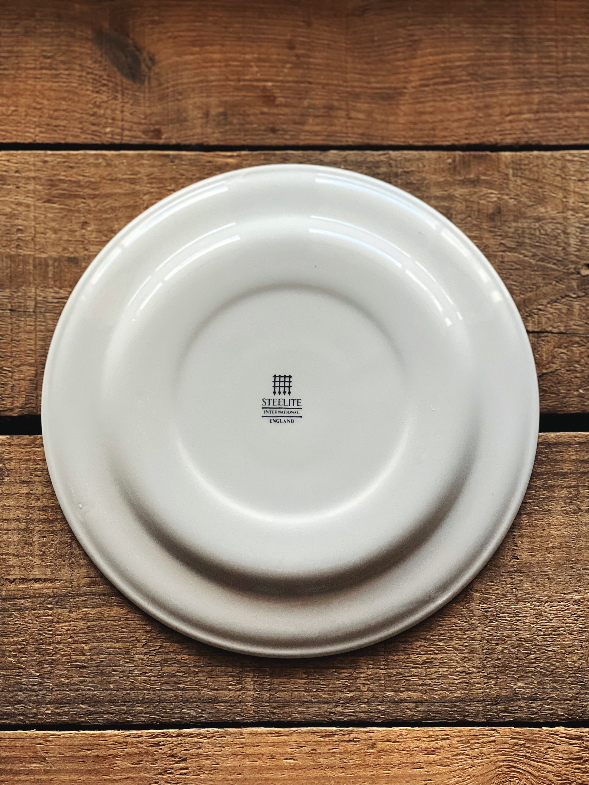 Vintage Pair of Steelite England Floral Salad Plates