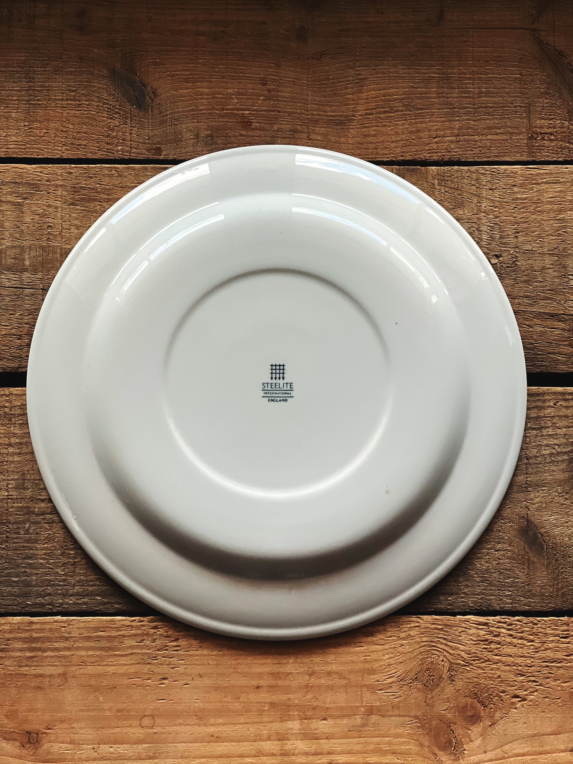 Vintage Steelite England Floral Luncheon Plate