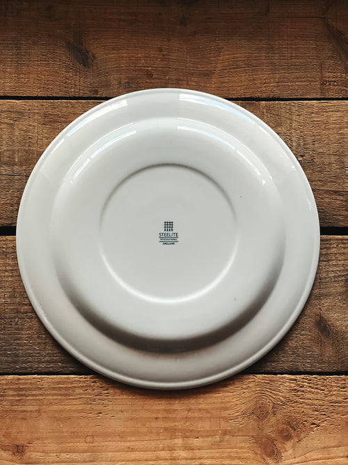 Vintage Steelite England Floral Luncheon Plate