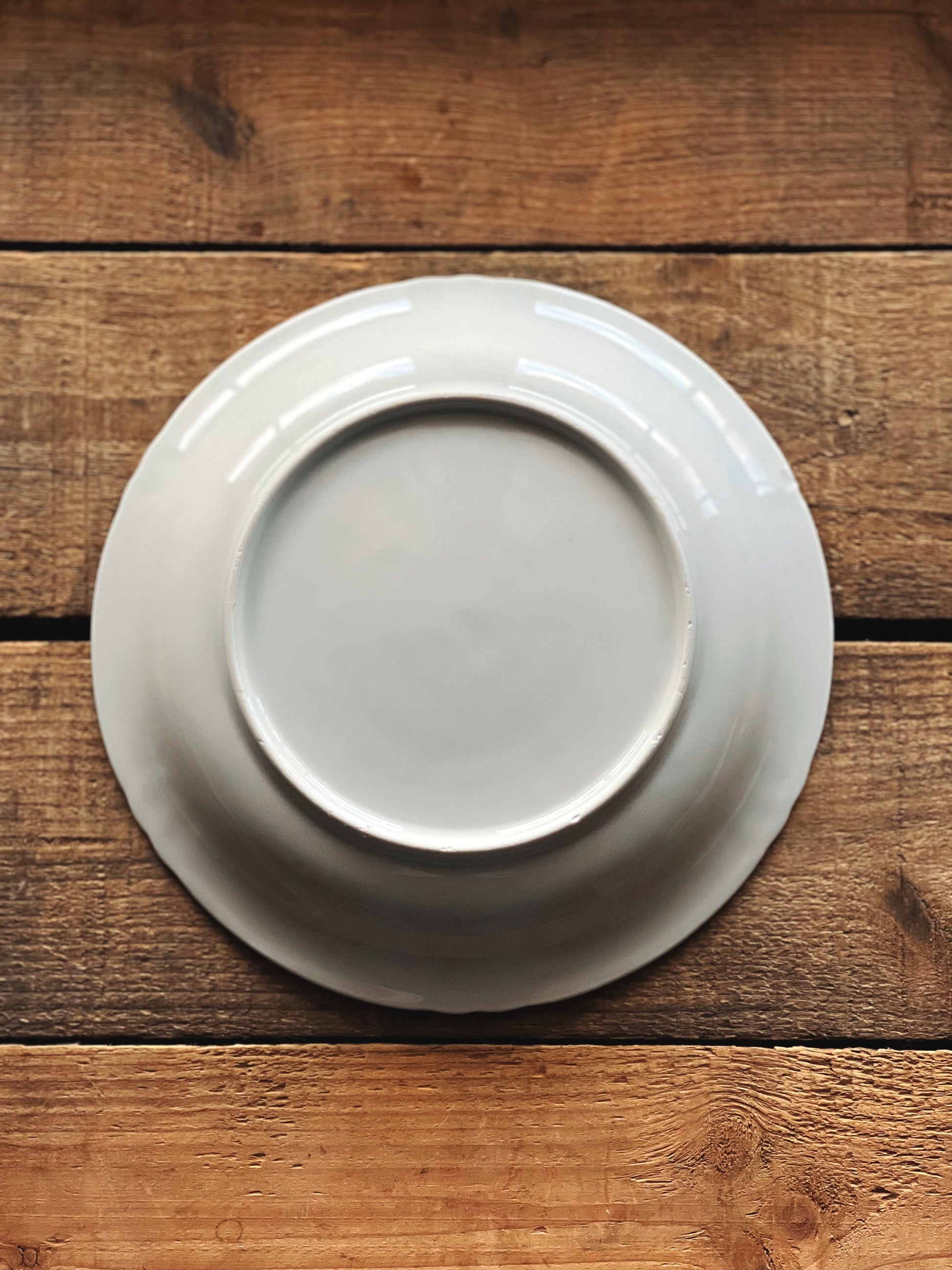 Vintage Winterling Bavaria Green Floral Coupe Soup Bowl