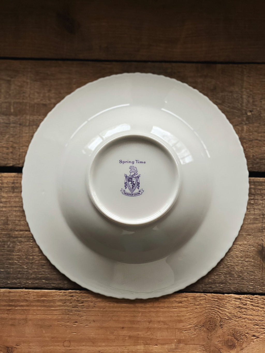 Vintage Hanover China Spring Time Rimmed Soup Bowl