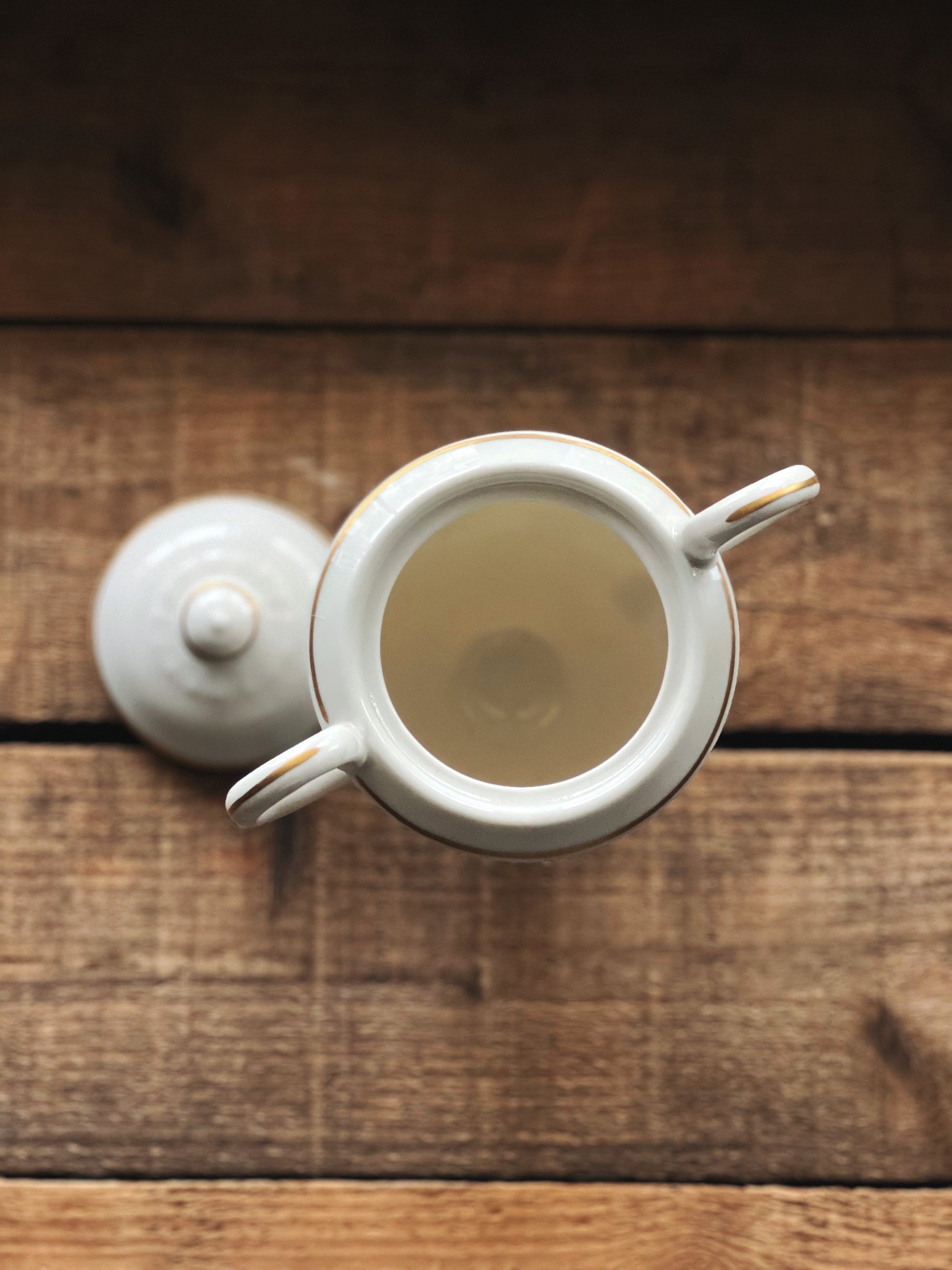 Vintage Pair of Hanover China Spring Time Two Handle Sugar Bowl with Lid