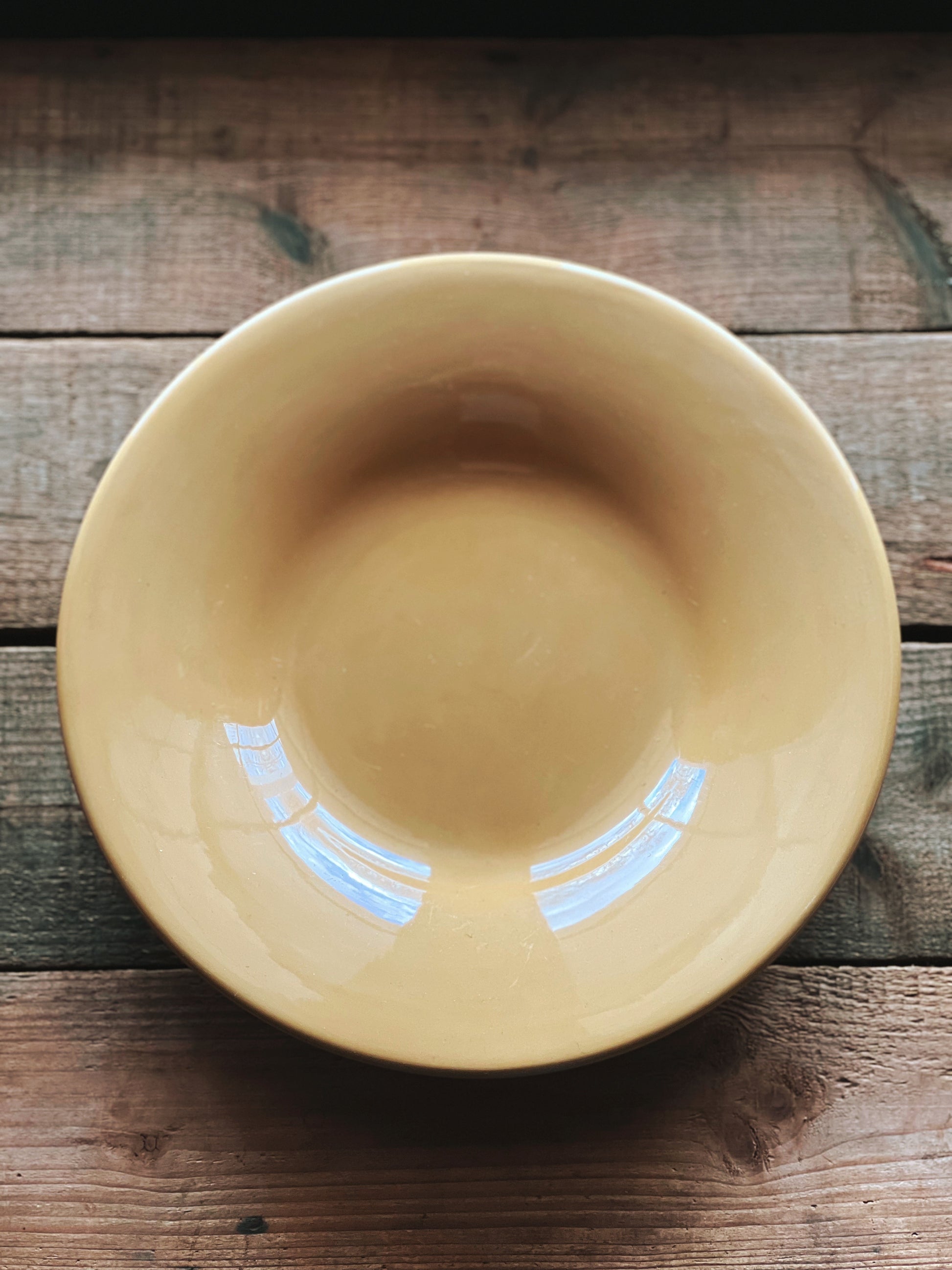 Pottery Barn Sausalito Amber Rimmed Soup Bowl