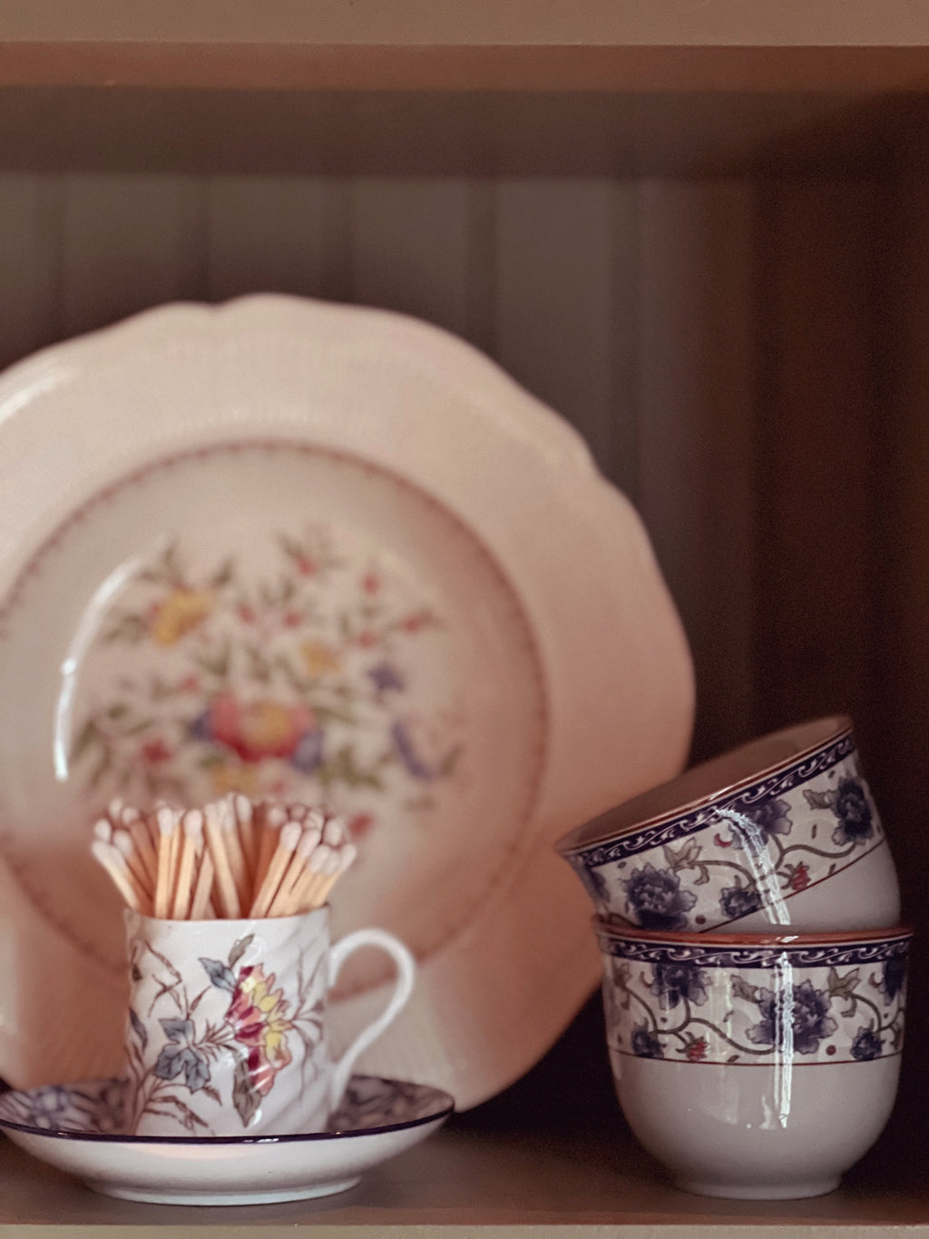 Vintage Hand Painted Demitasse Cup