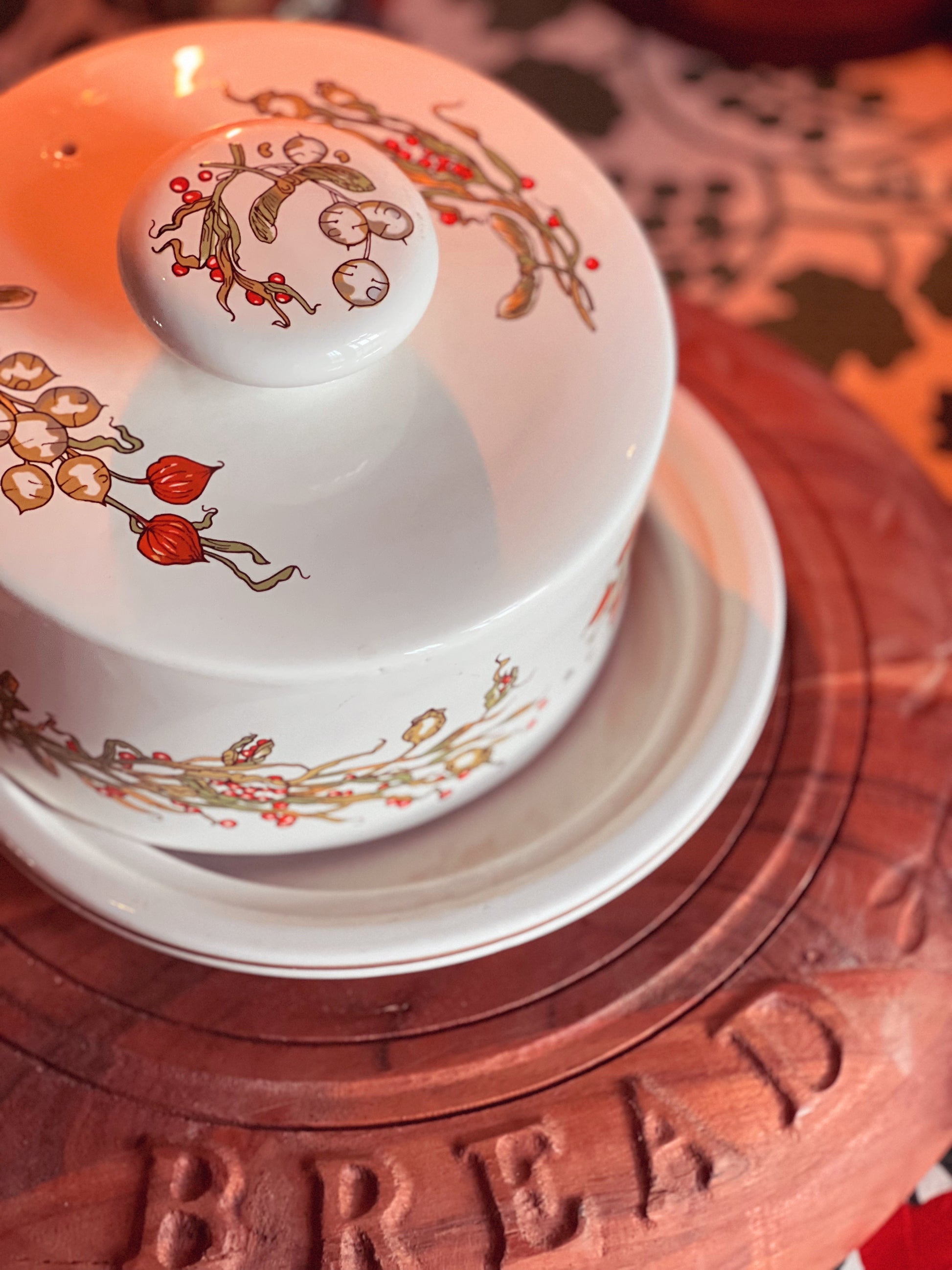 Vintage Royal Winton Grimwades Taunton Vale Cheese Dish