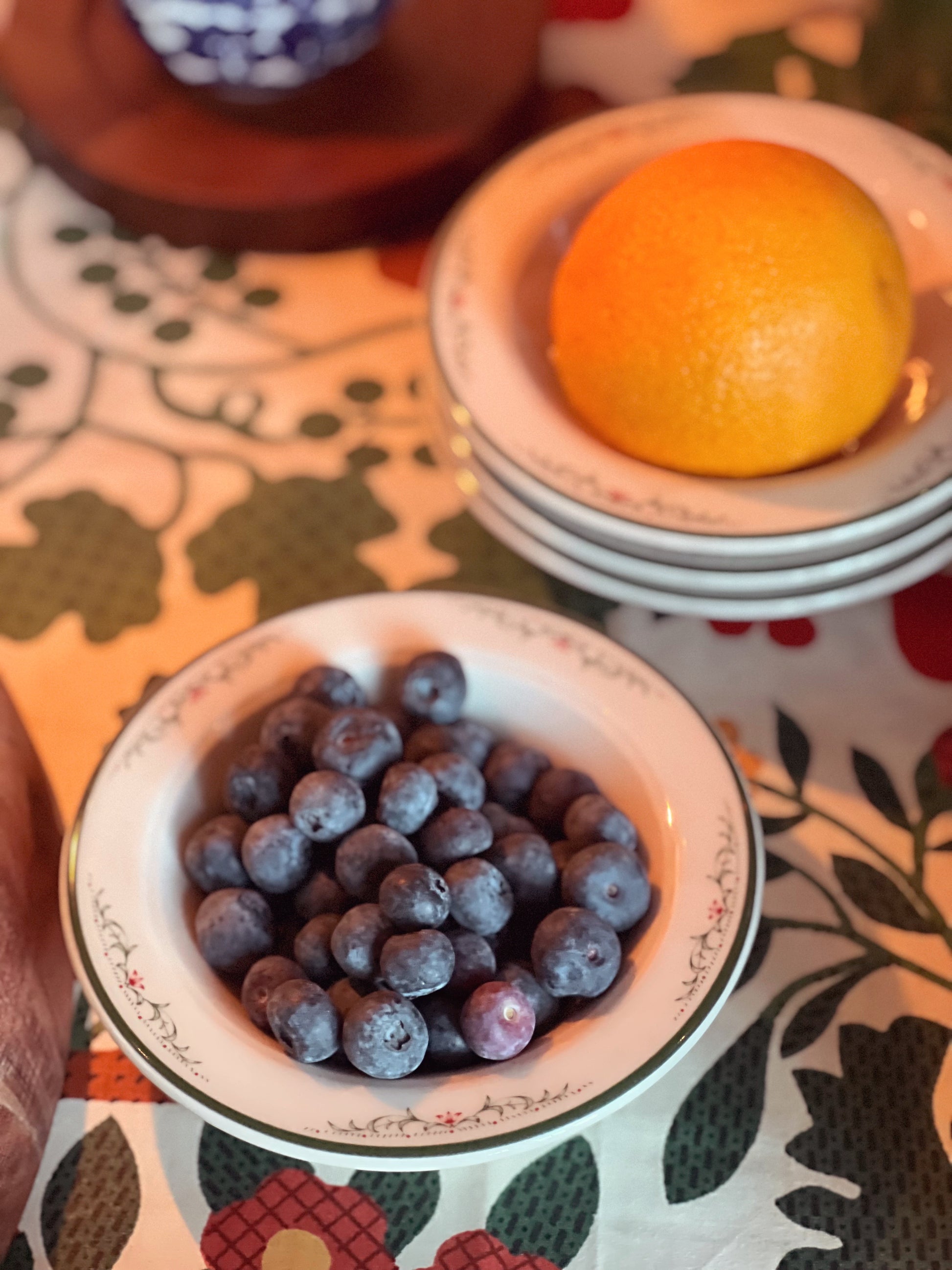 Vintage Set of 4 Homer Laughlin Seville Floral Berry Bowls