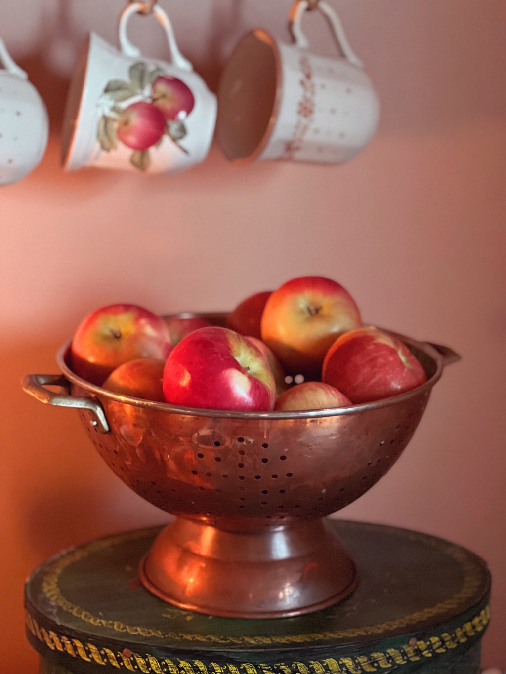 Vintage Copper Colander