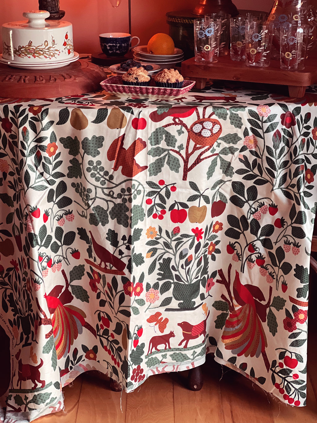 Vintage Fabric Museum of American Folk Art 1982