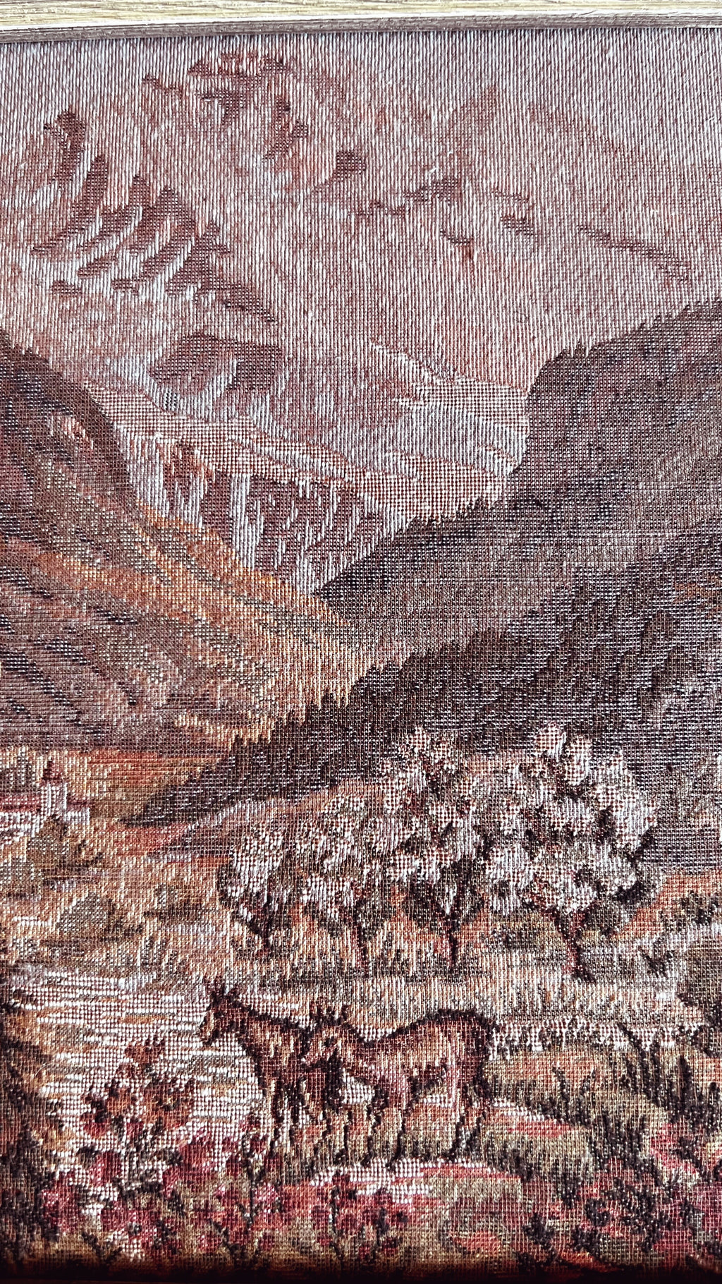 Vintage Framed Tapestry