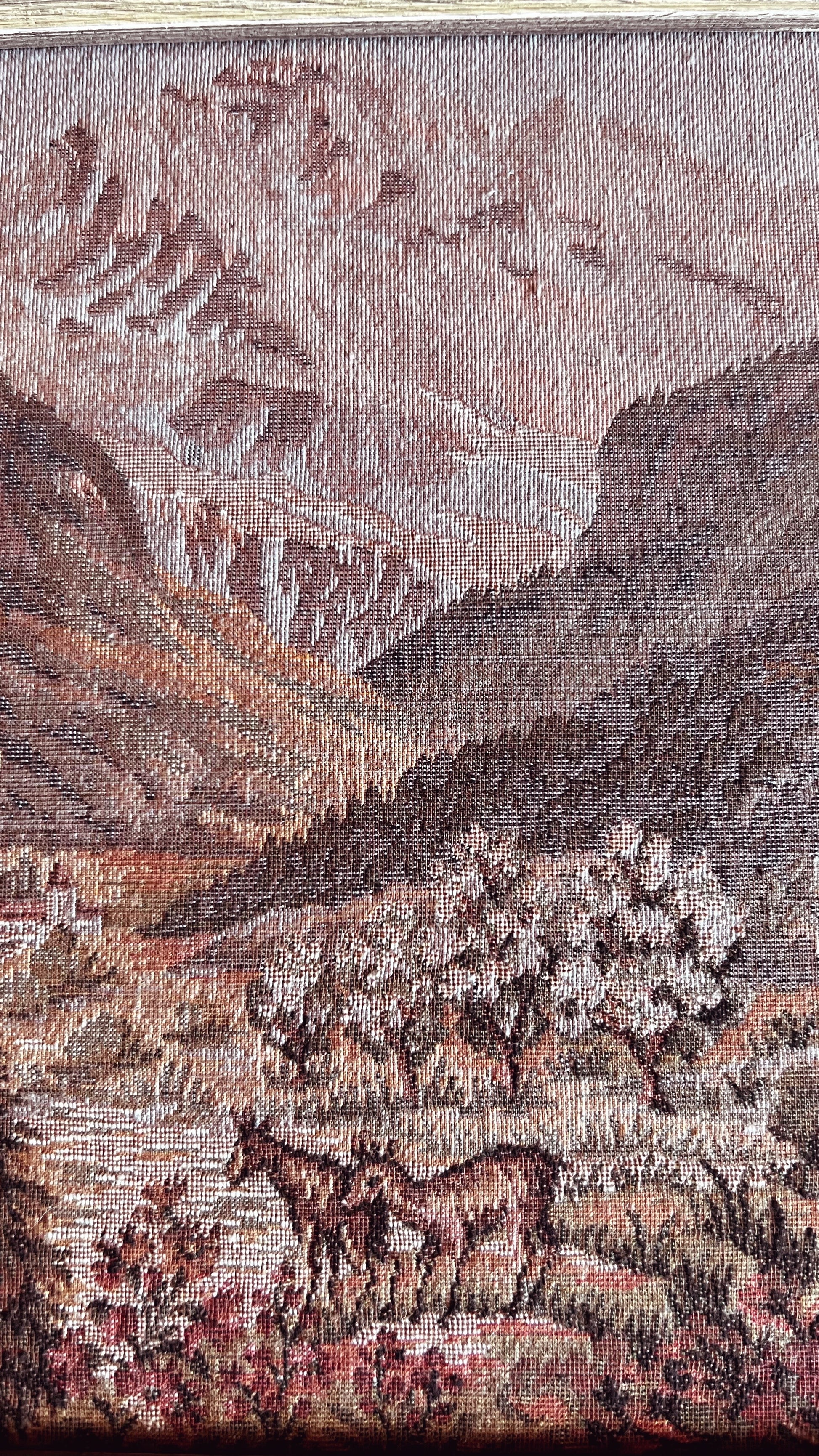 Vintage Framed Tapestry