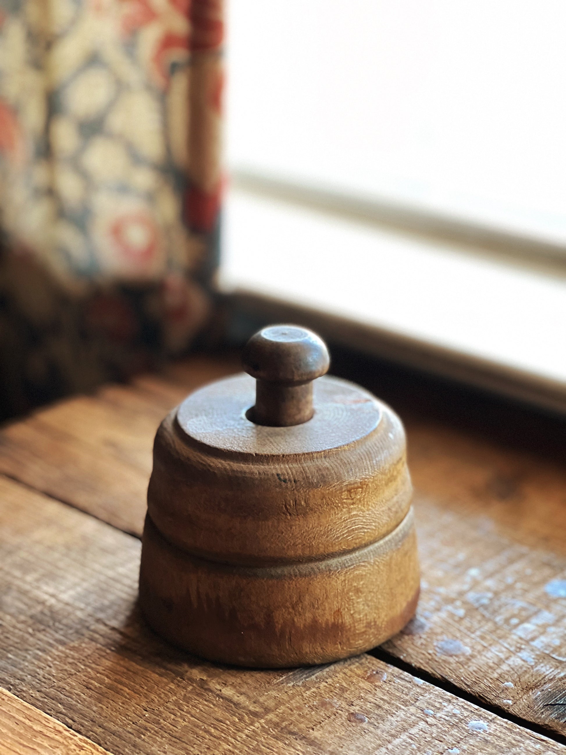 Antique Wooden Butter Mold
