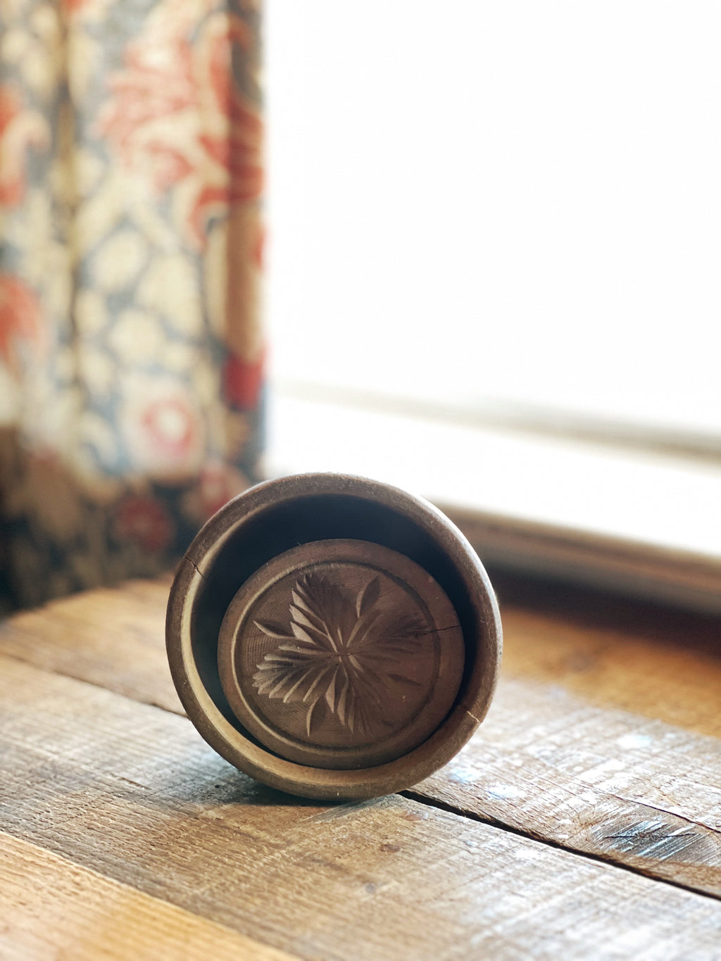 Antique Wooden Butter Mold