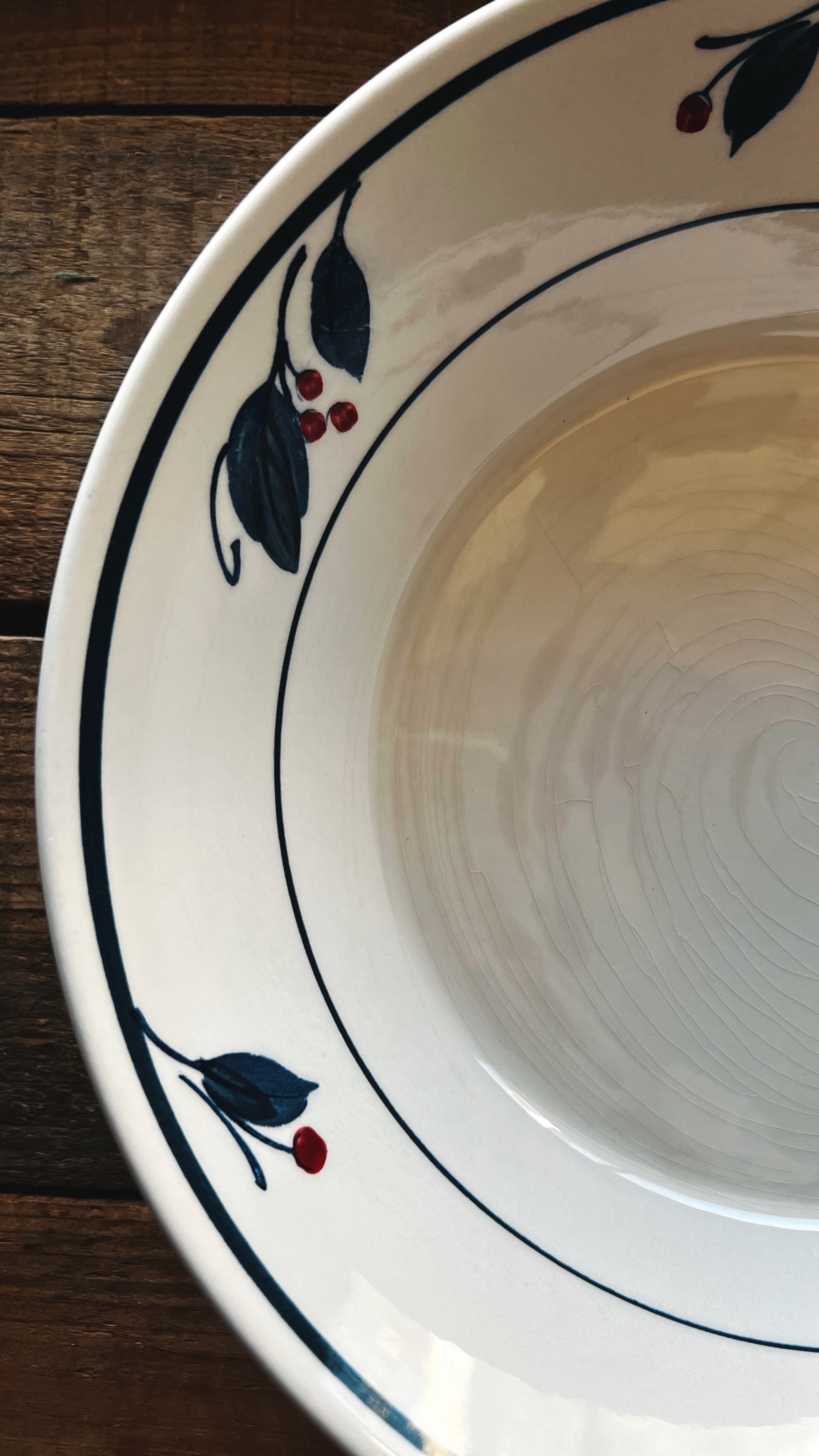 Vintage Nikko Tablemates Paint Brush Serving Bowl