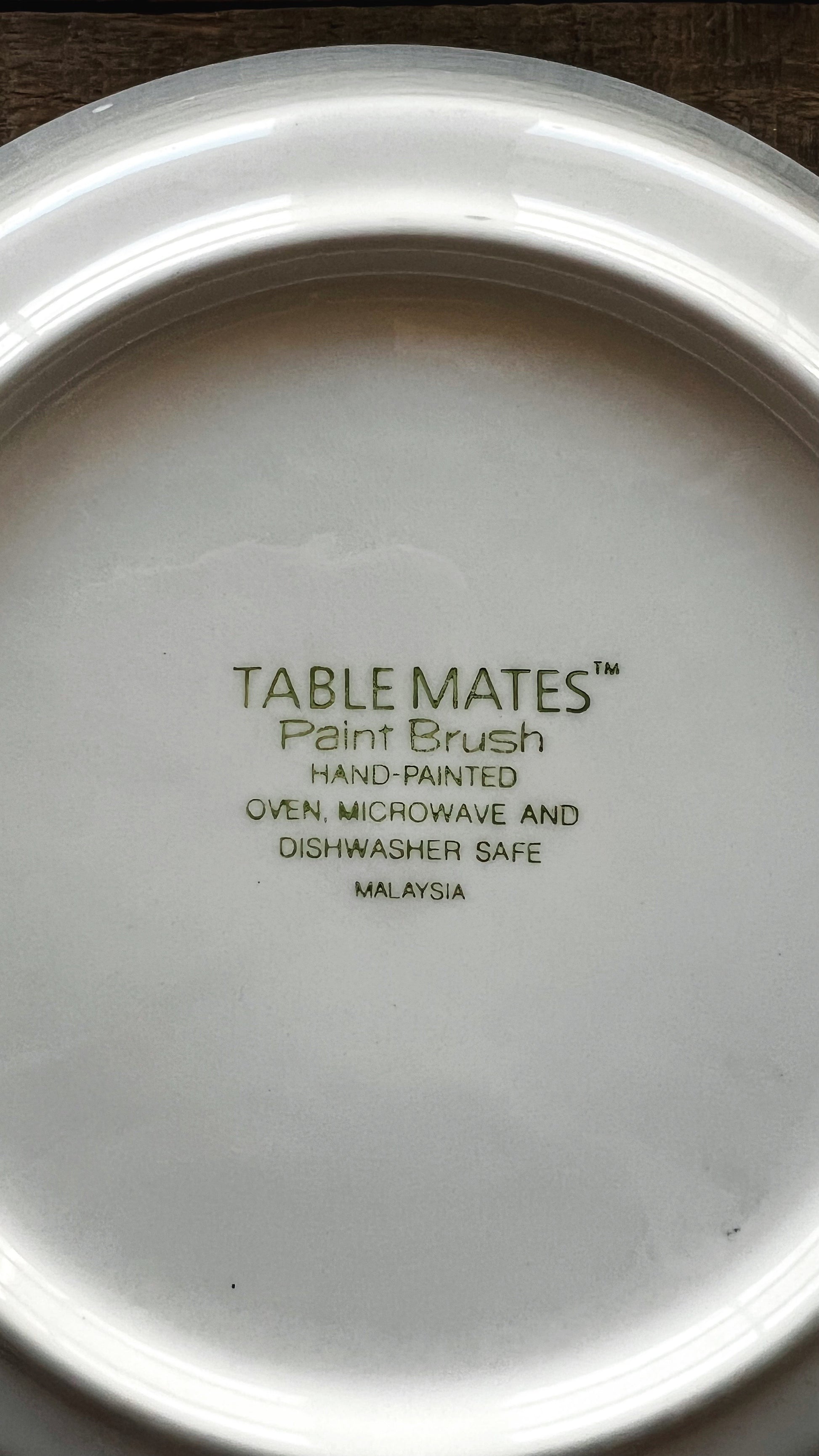 Vintage Nikko Tablemates Paint Brush Serving Bowl