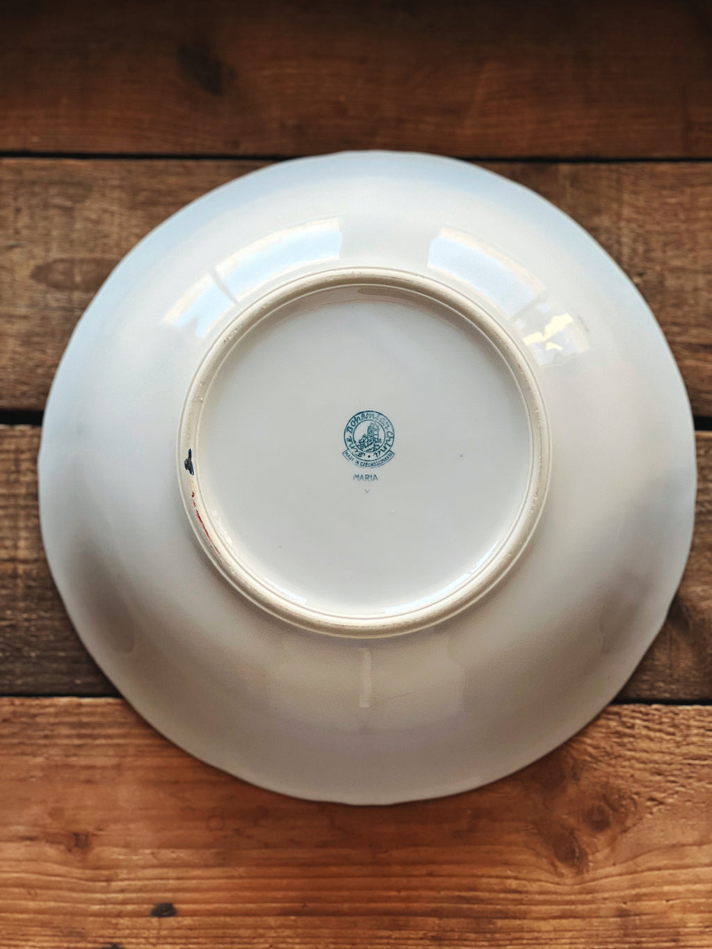 Vintage Fine Bohemian China Maria Round Serving Bowl