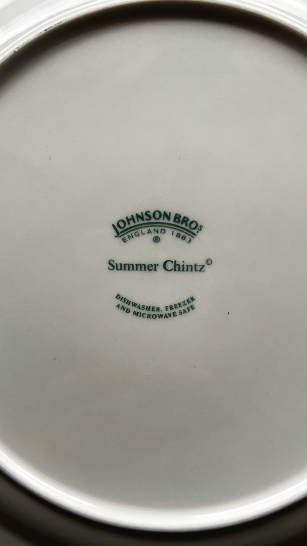 Vintage Johnson Brothers Summer Chintz Dinner Plate