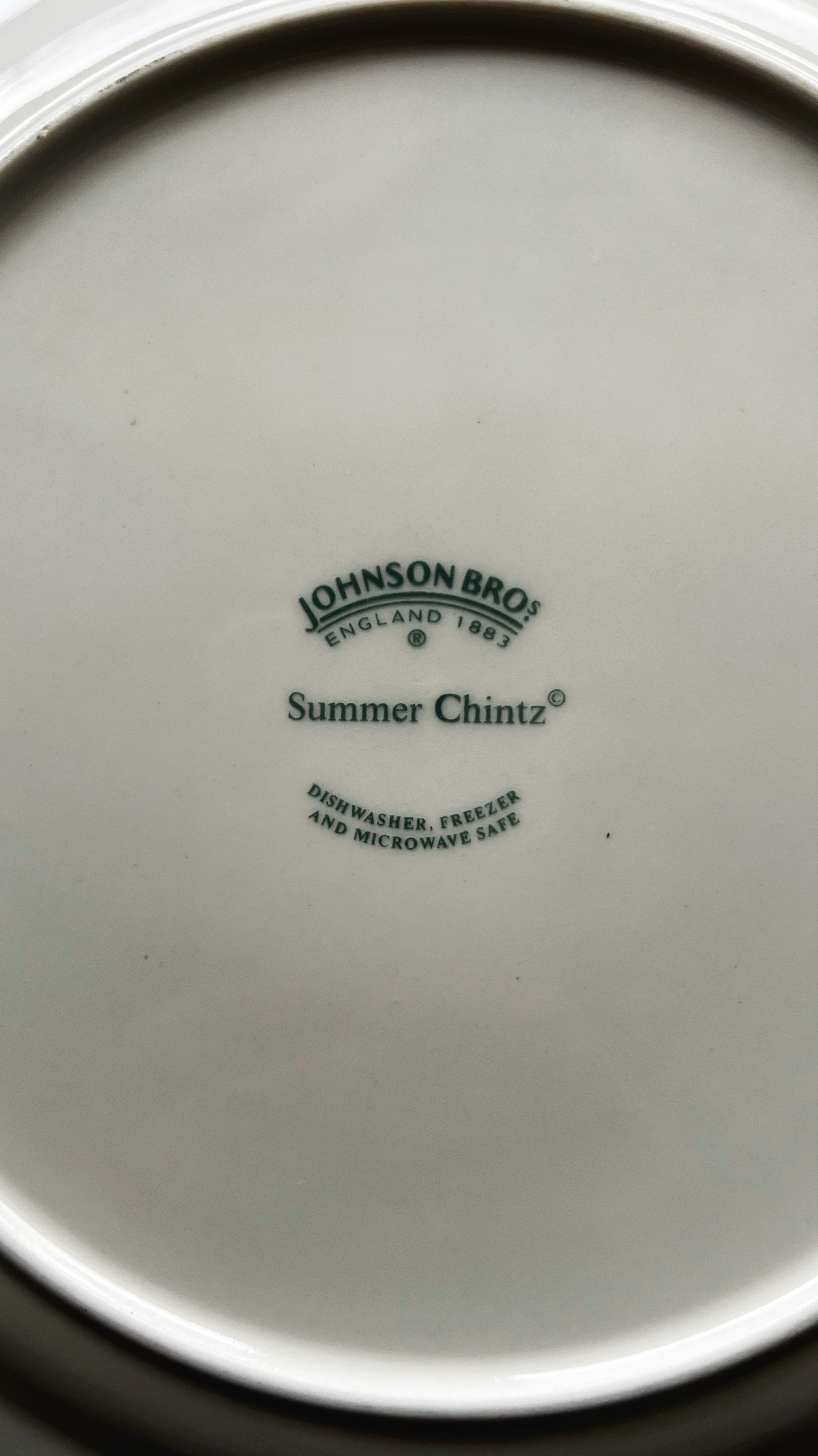 Vintage Johnson Brothers Summer Chintz Dinner Plate