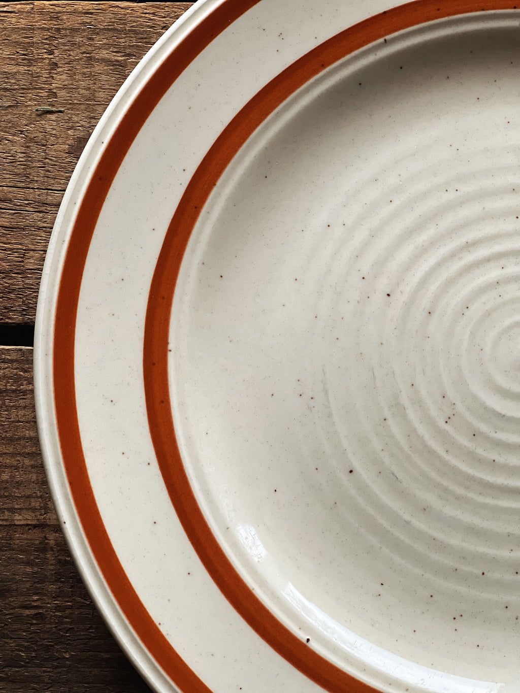 Vintage Mikasa Durastone Spiced Pumpkin Dinner Plate