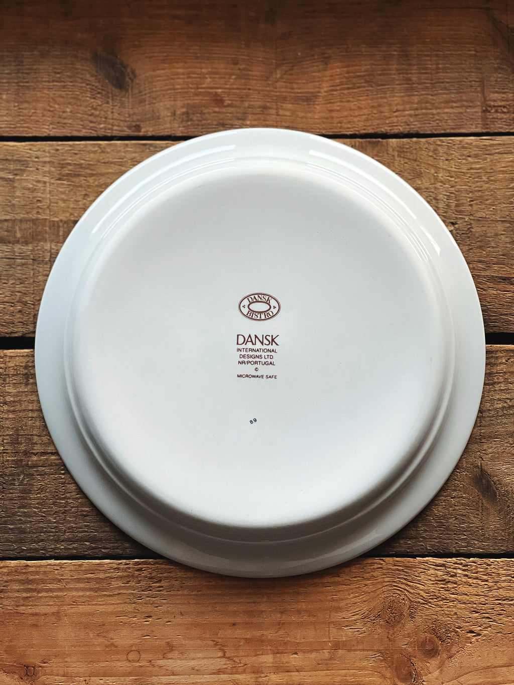 Vintage Dansk Bistro Christmas Holly Salad Plate