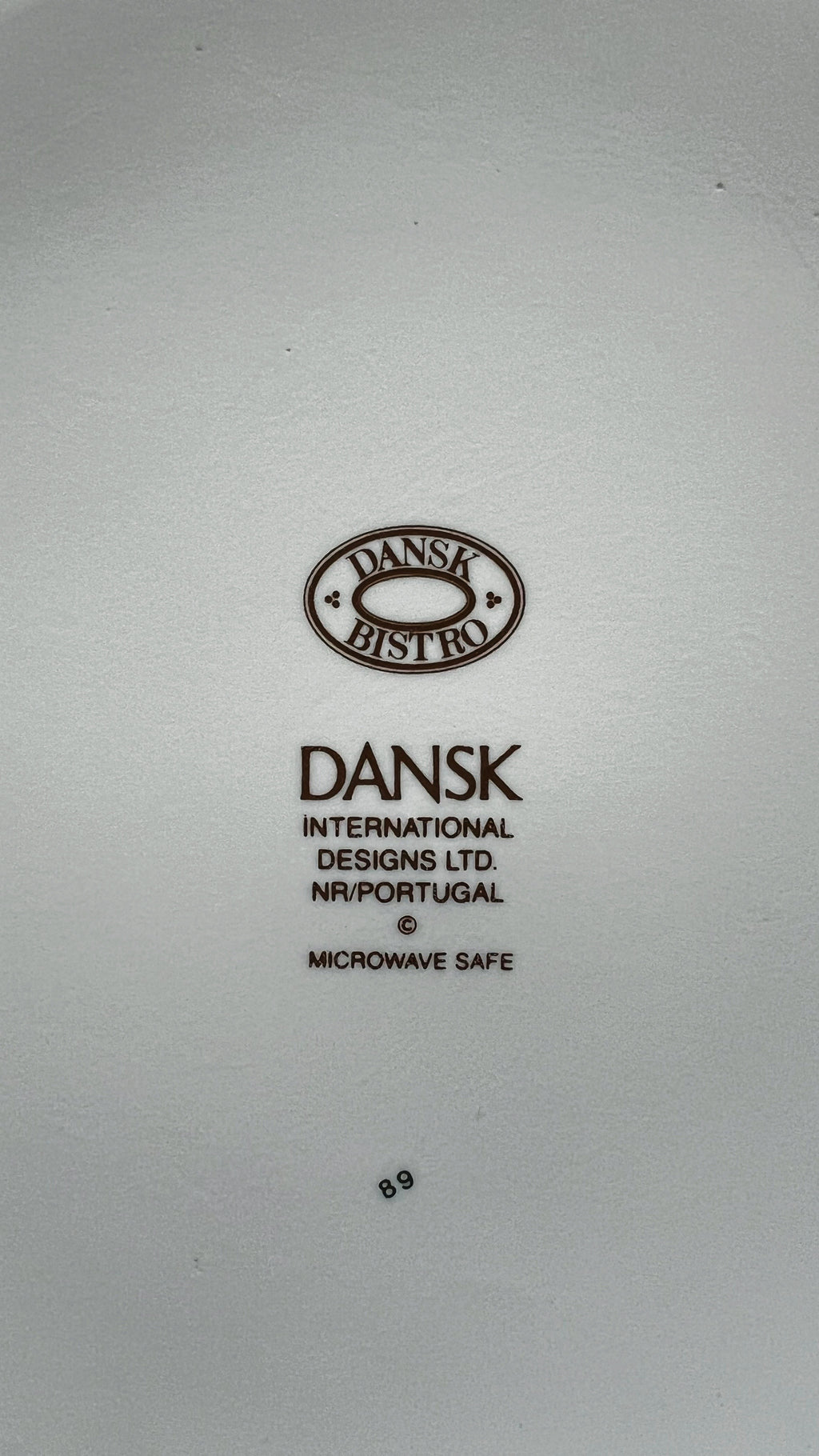 Vintage Dansk Bistro Christmas Holly Salad Plate