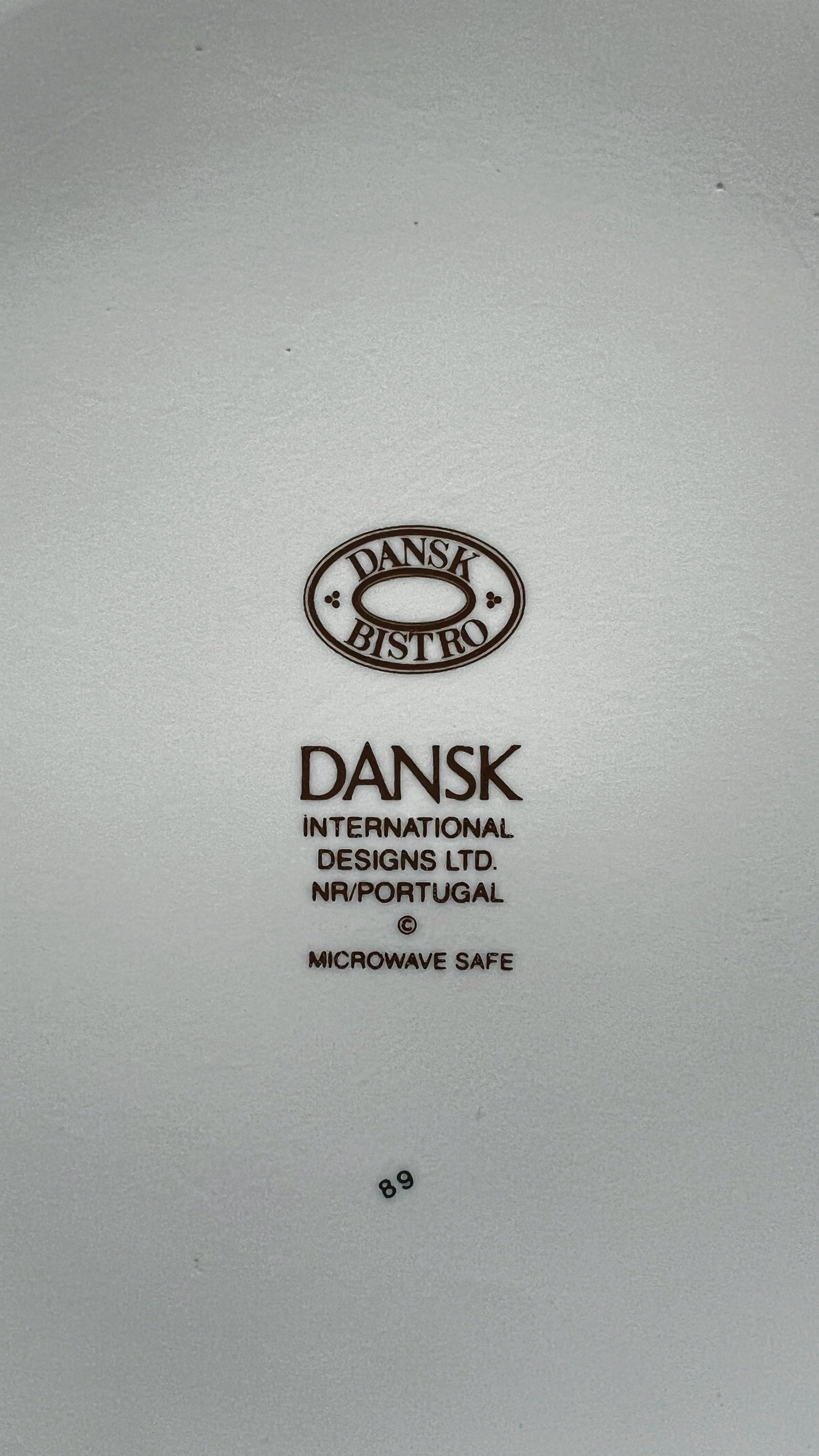 Vintage Dansk Bistro Christmas Holly Salad Plate