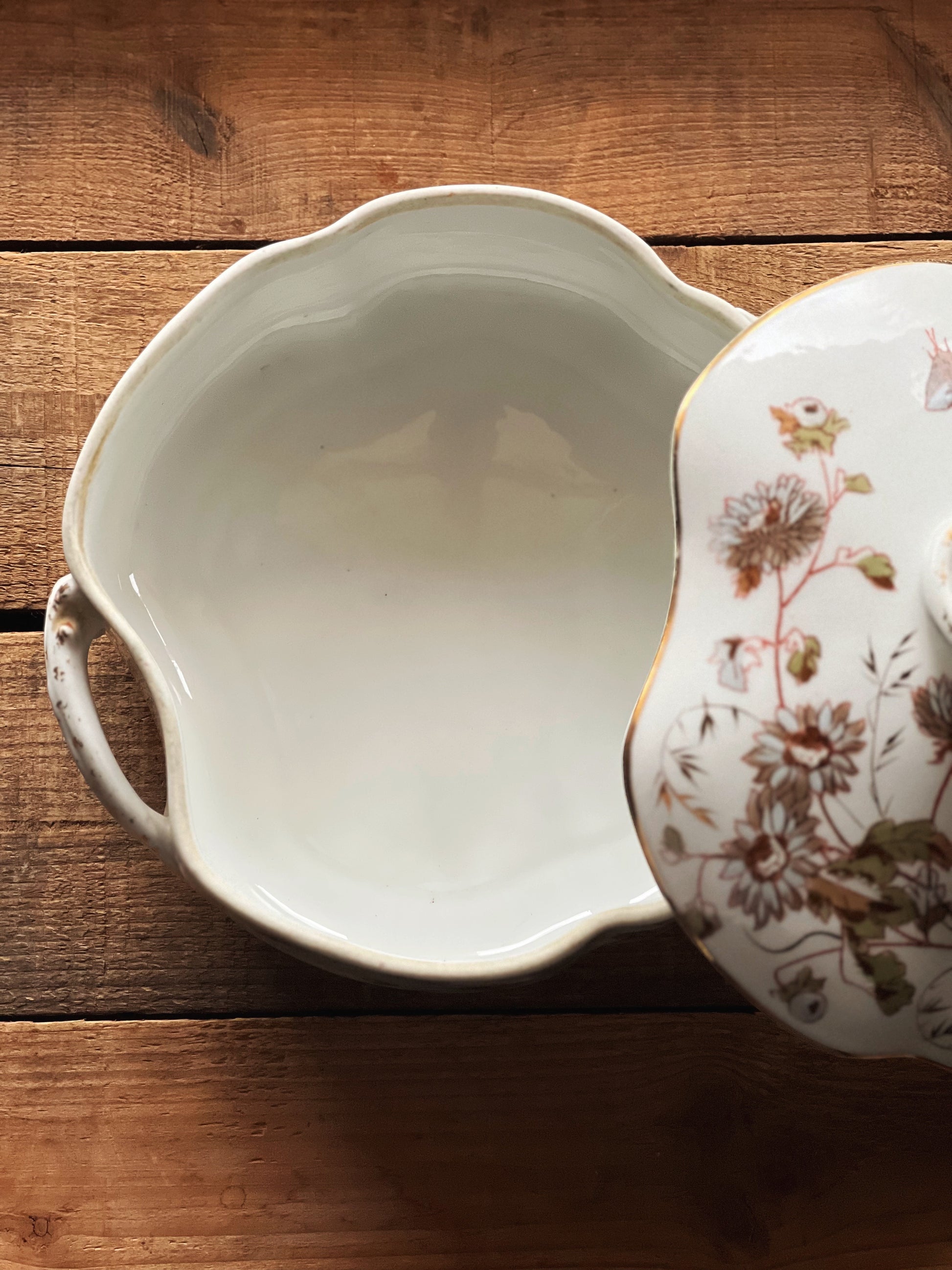 Antique Transferware Tureen