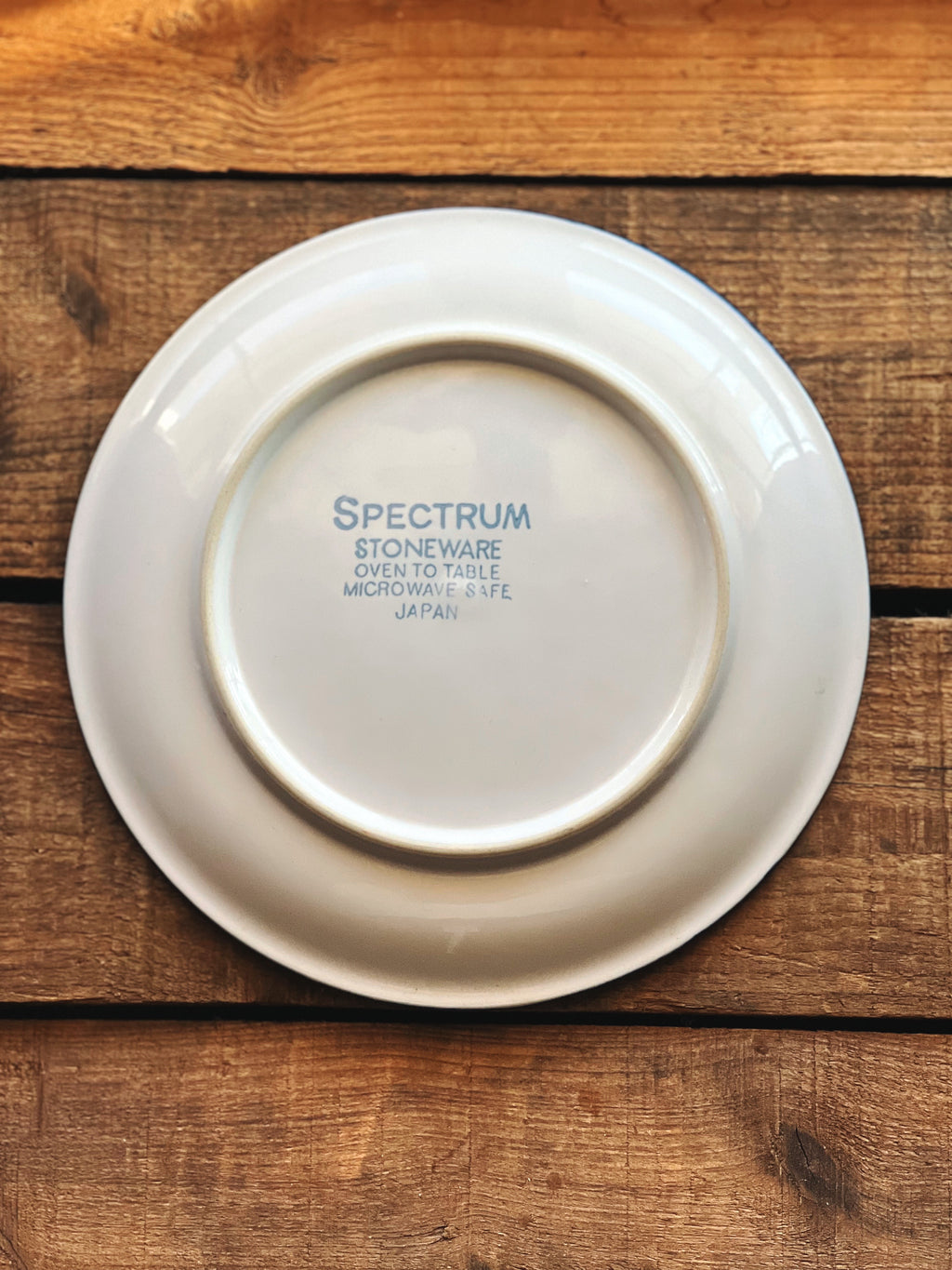 Vintage Spectrum Stoneware Hand Painted Salad Plate