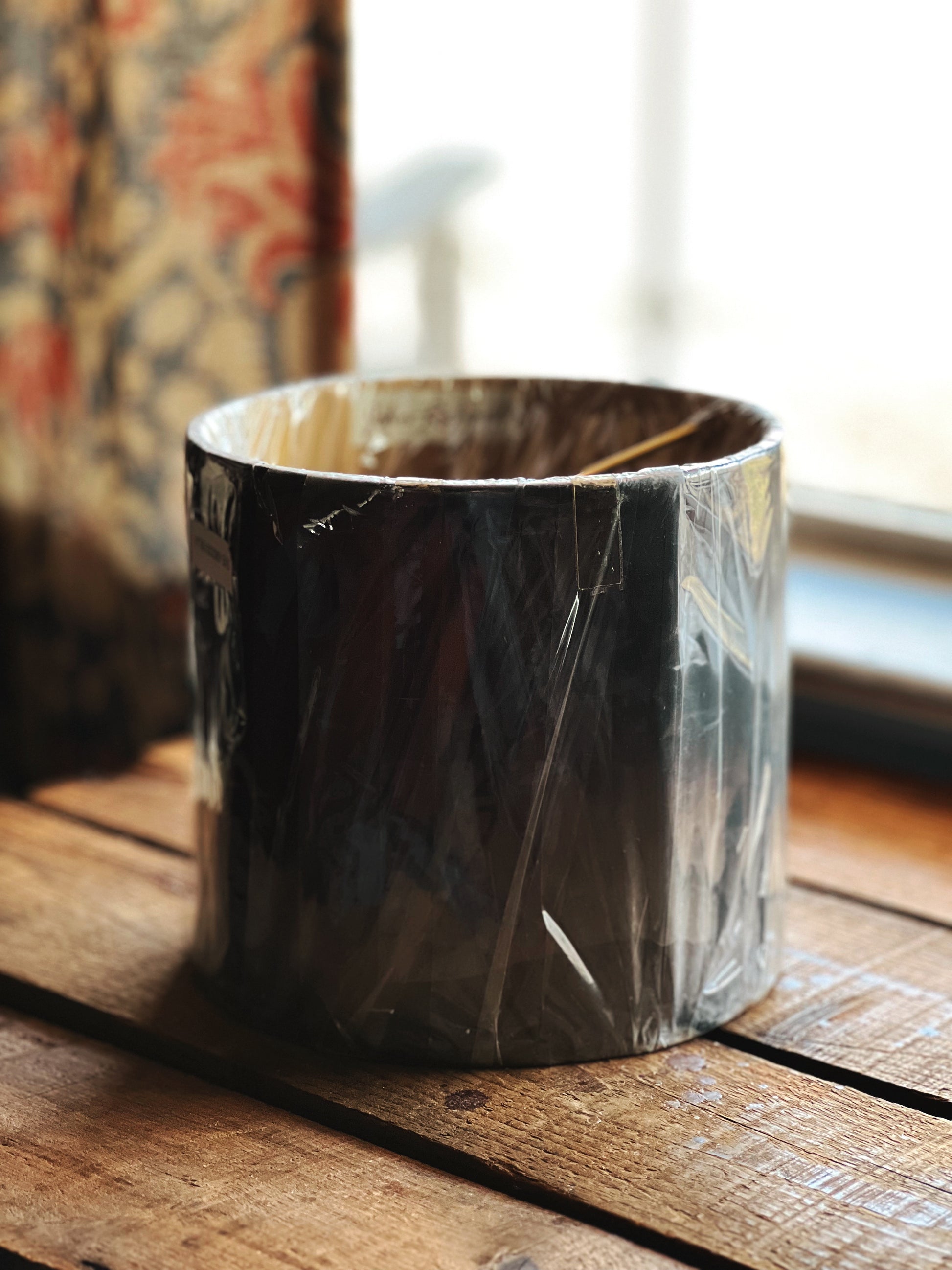 Vintage John Richard Black & Gold Lampshade