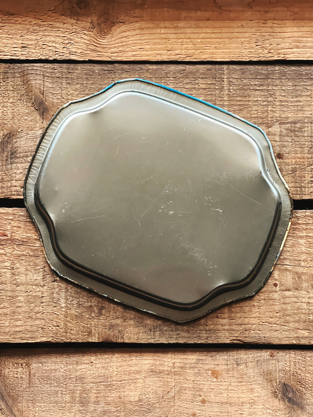 Small Vintage Metal Farmhouse Tray