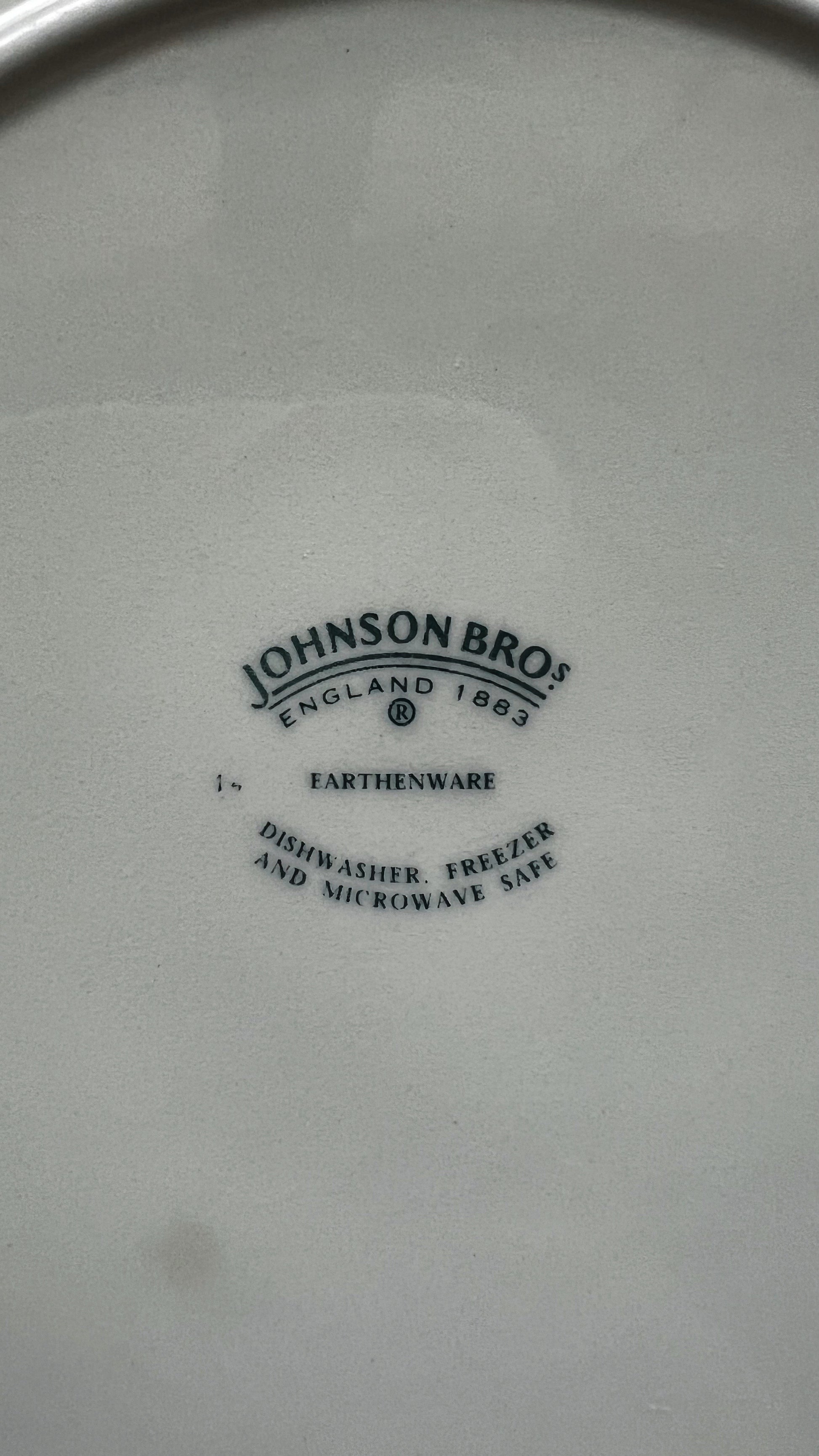 Vintage Johnson Brothers Indies Pink Salad Plate