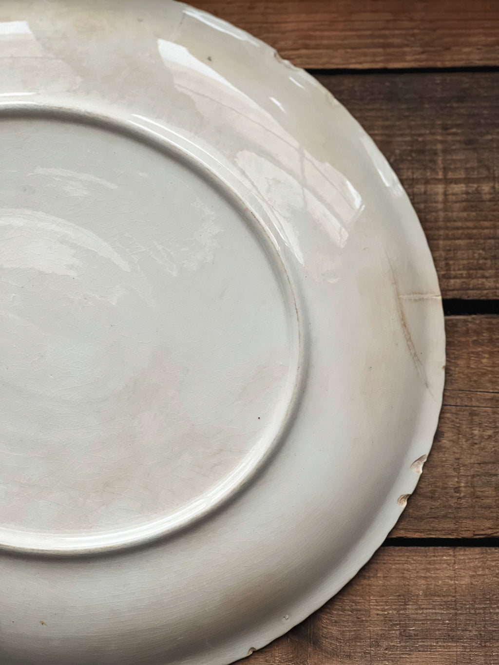 Vintage Yellow Floral Oval Serving Platter