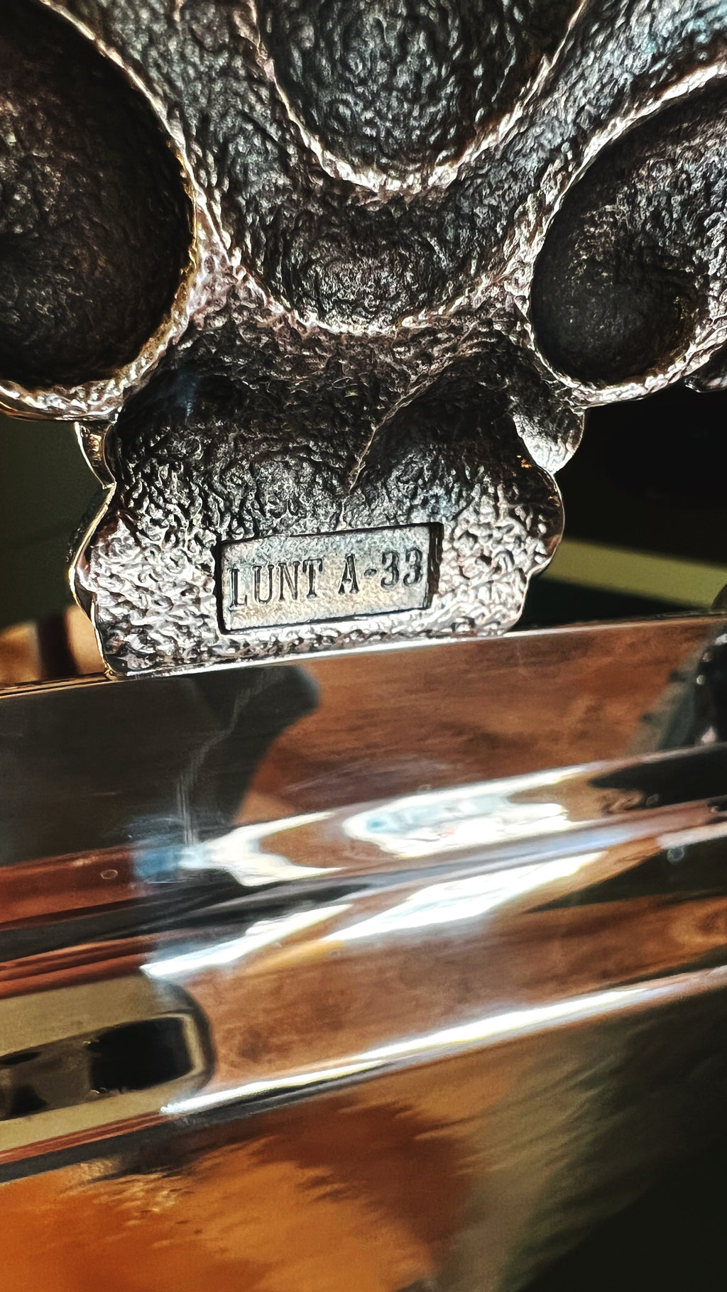 Vintage Lunt Silver Footed Serving Tray