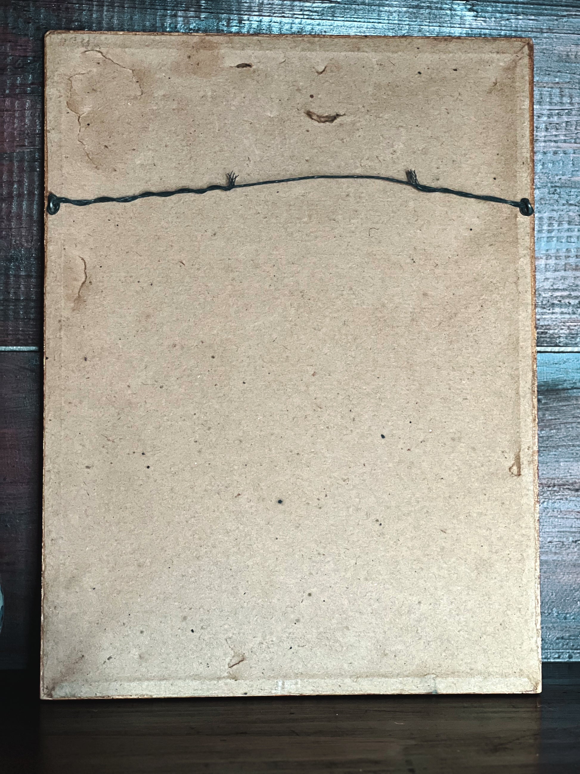 Vintage Framed Print Paris Peniche Sur La Seine Watercolor