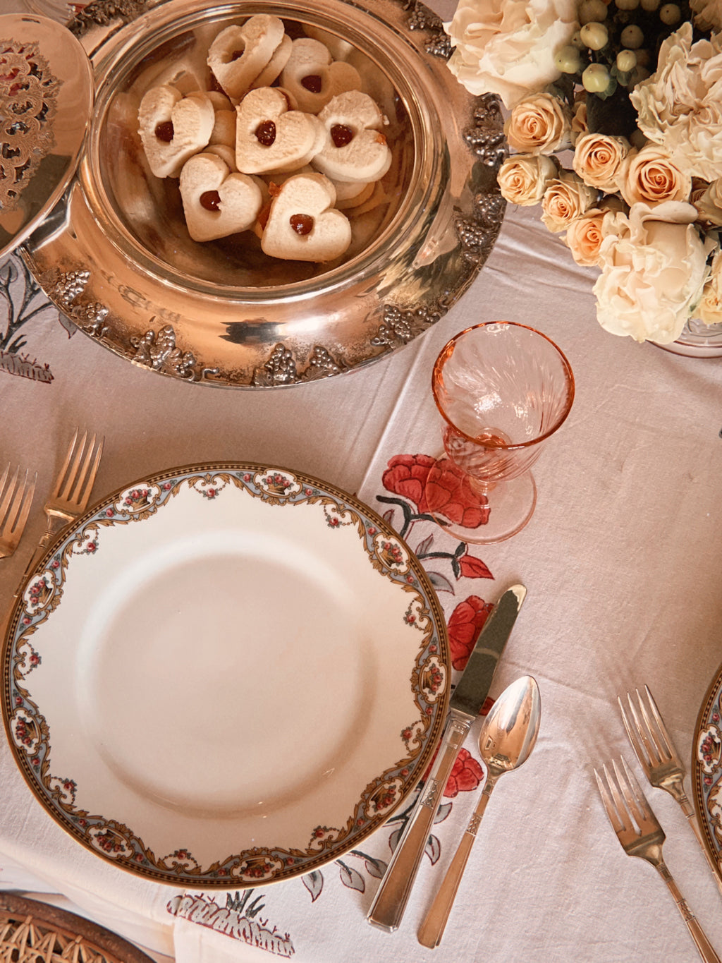 Curated Dinner for 2 Vintage Table Setting Bundle