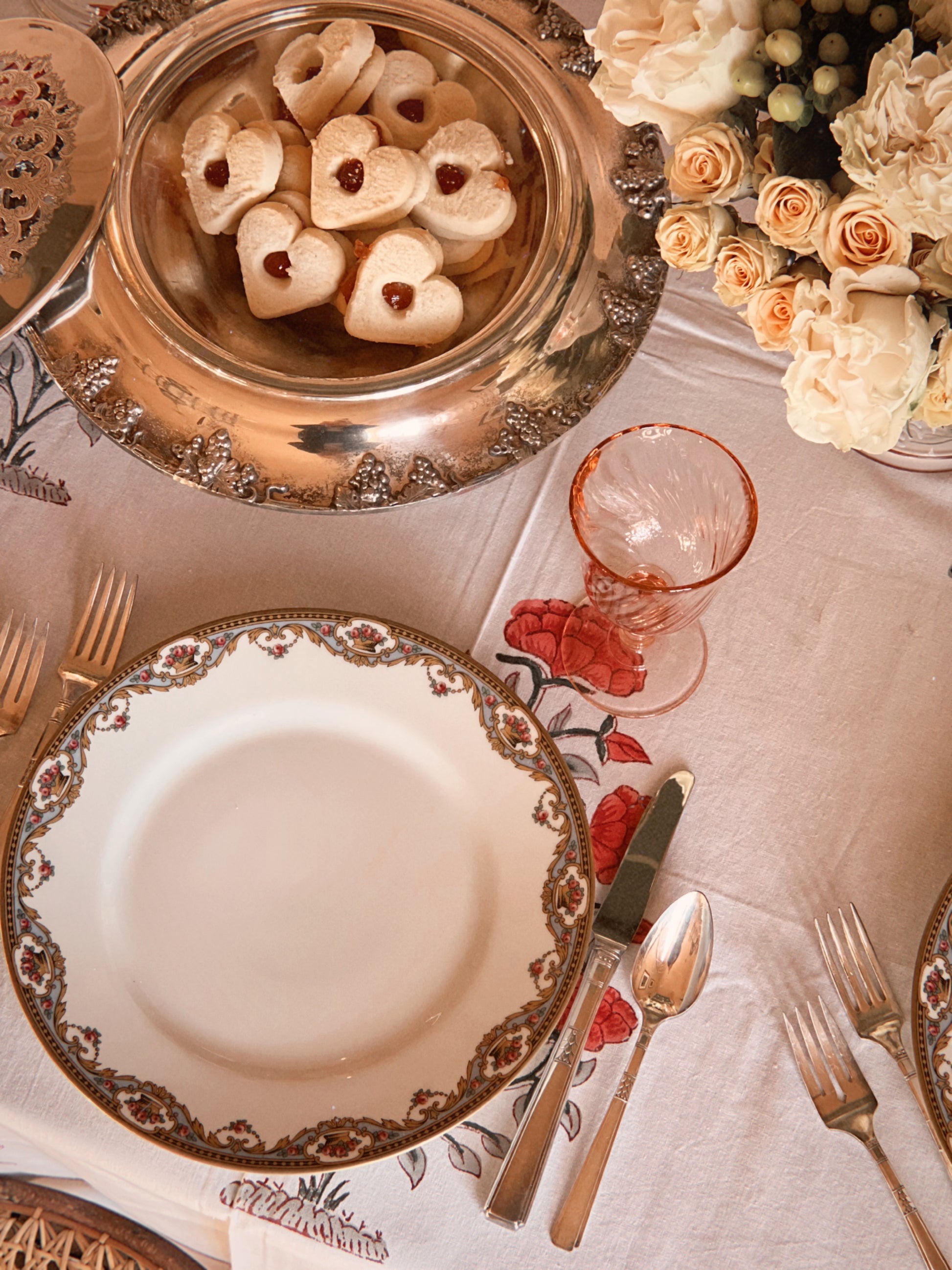 Curated Dinner for 2 Vintage Table Setting Bundle