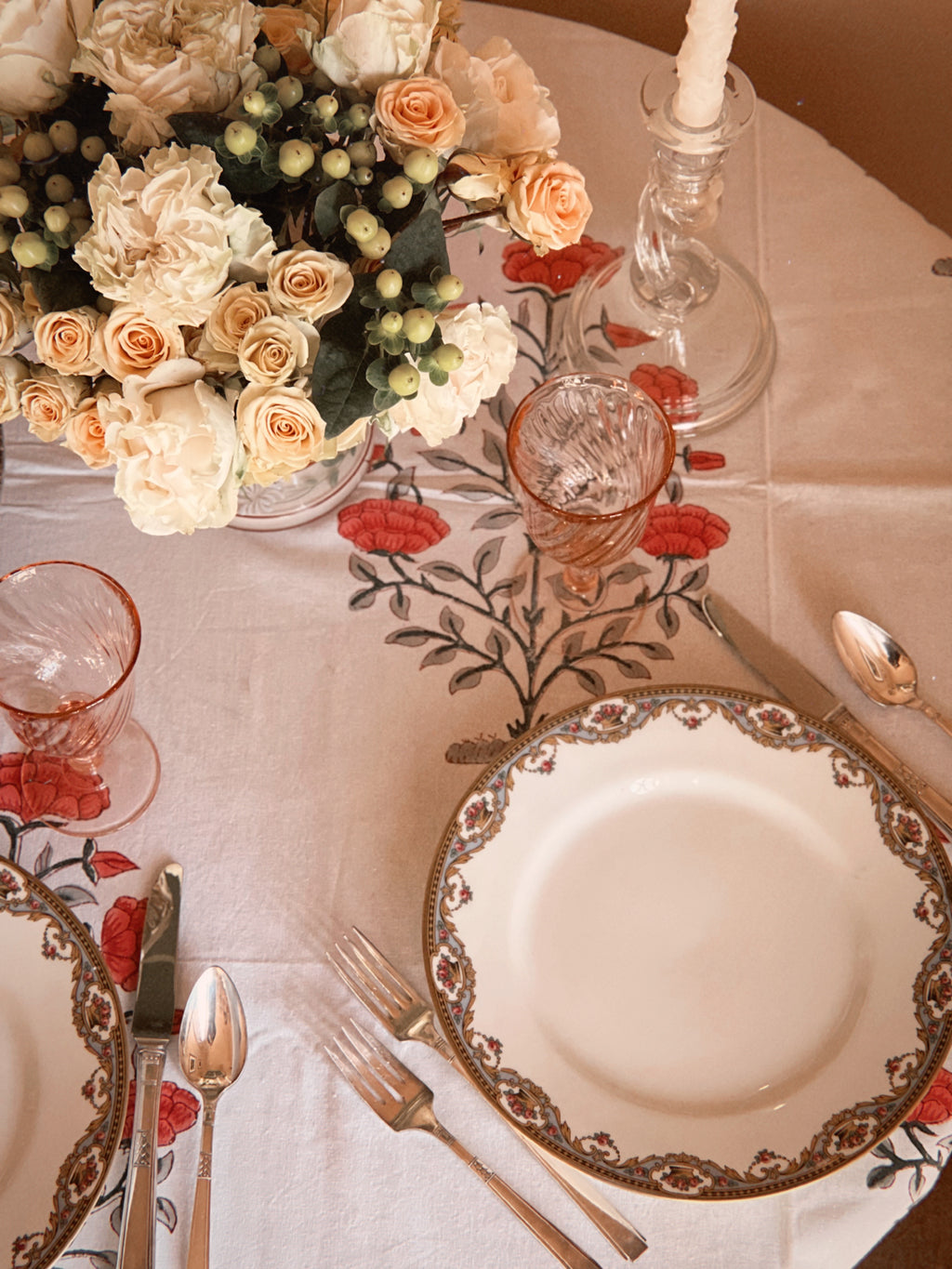 Curated Dinner for 2 Vintage Table Setting Bundle