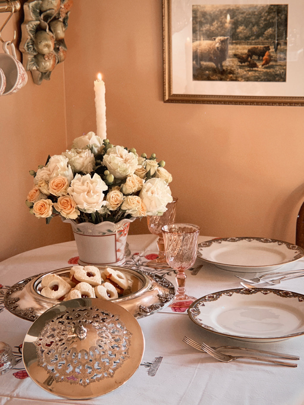 Curated Dinner for 2 Vintage Table Setting Bundle