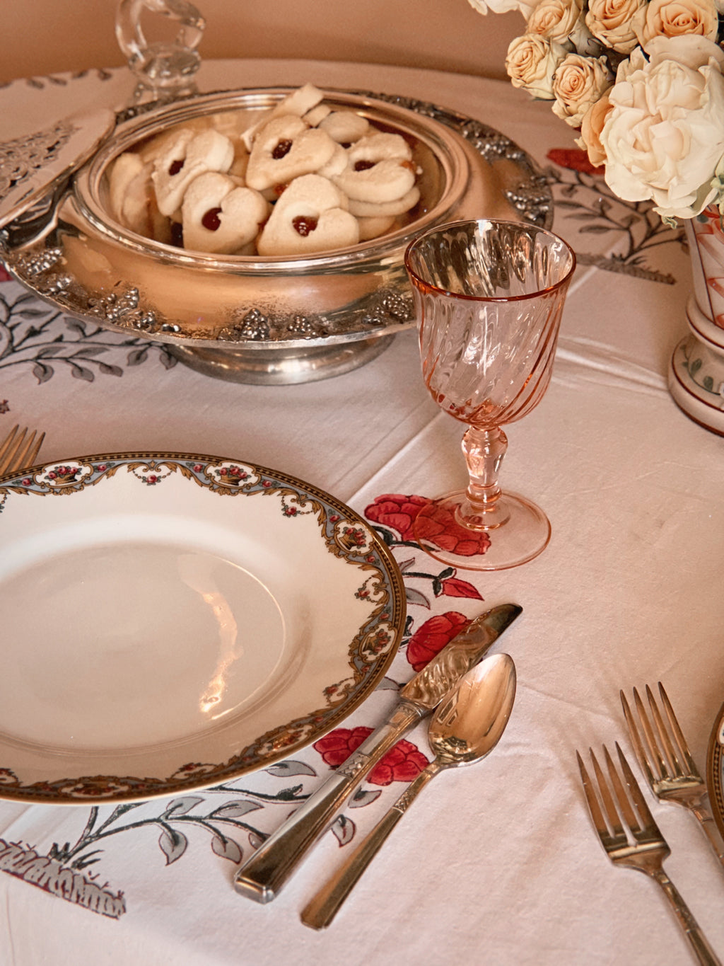 Curated Dinner for 2 Vintage Table Setting Bundle