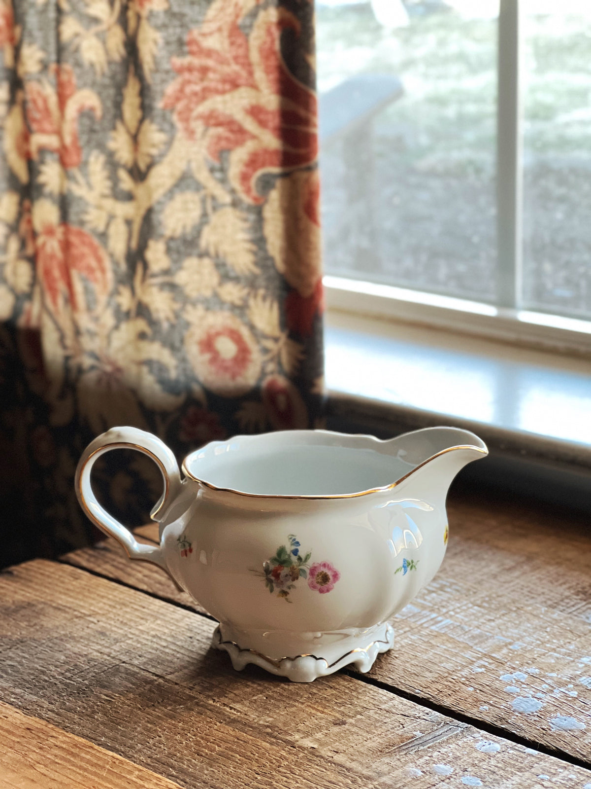 Vintage Hutschenreuther Bavaria Franklin Creamer