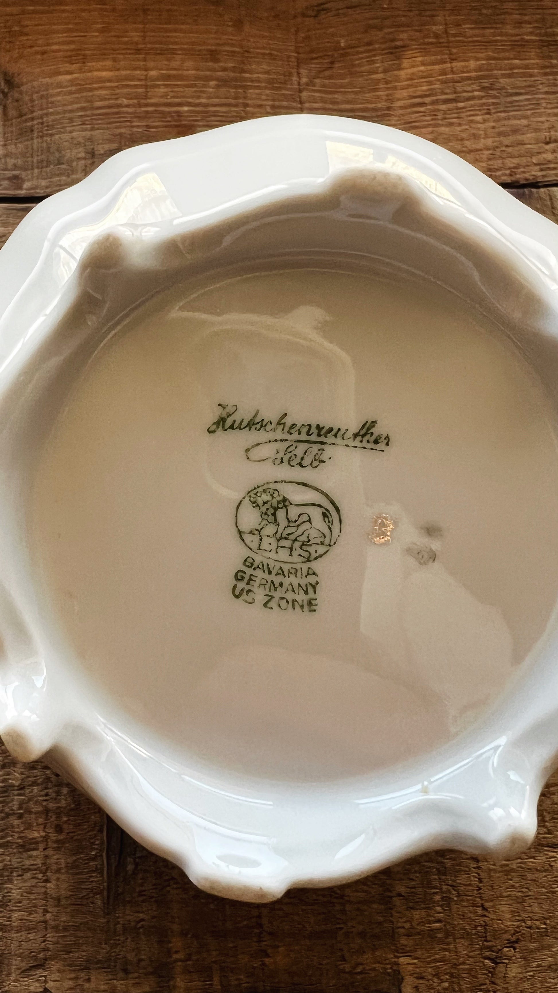 Vintage Hutschenreuther Bavaria Germany The Franklin Creamer