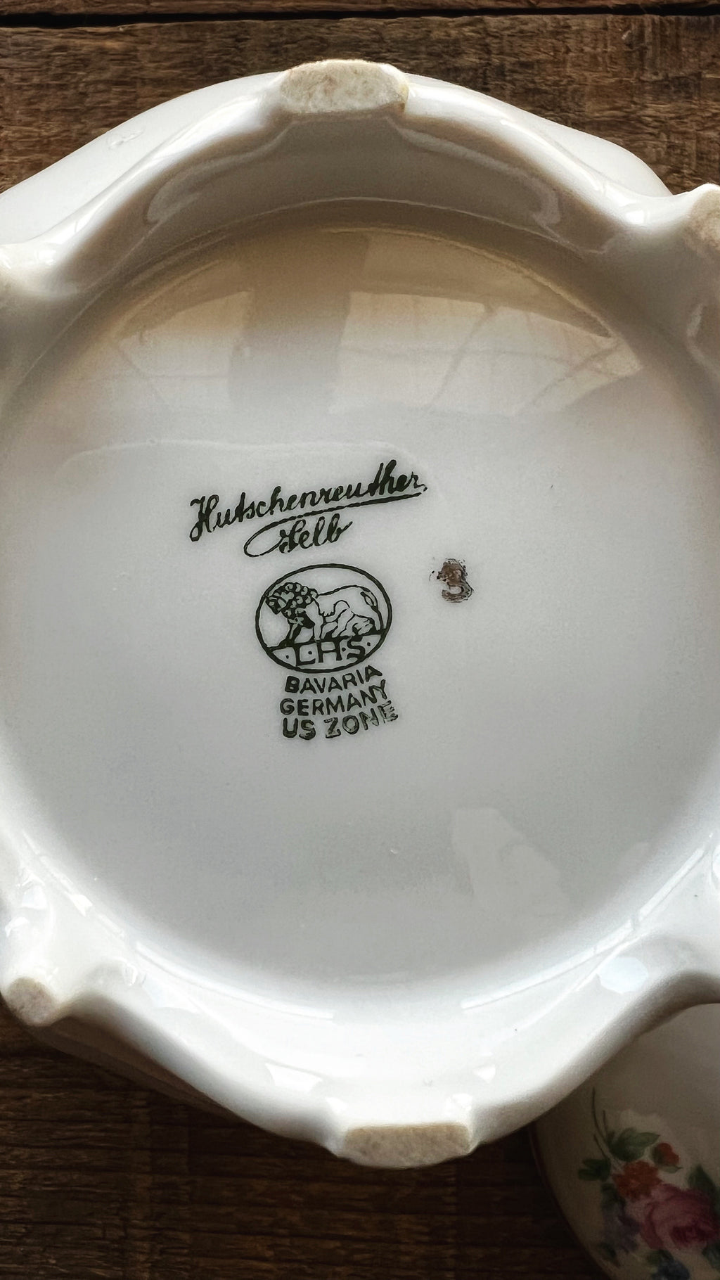 Vintage Hutschenreuther Bavaria Germany The Franklin Sugar Bowl