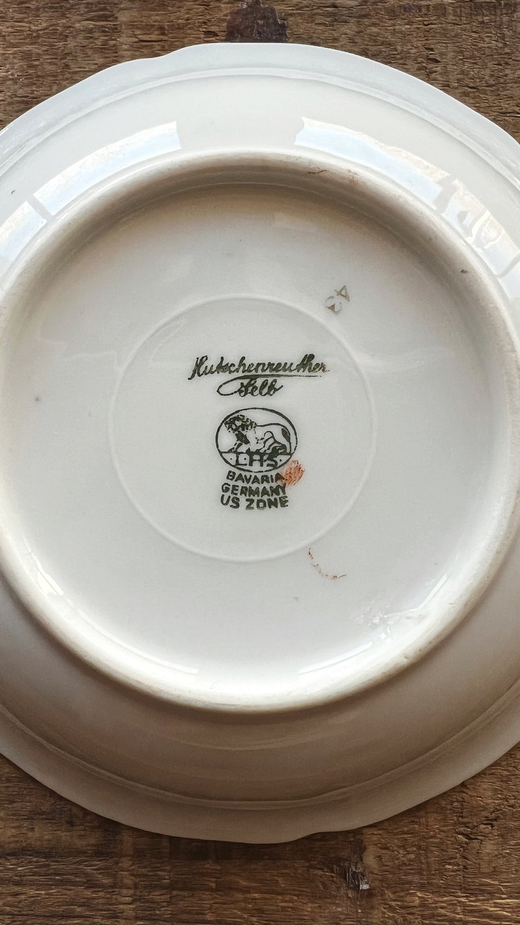 Vintage Hutschenreuther Bavaria Germany The Franklin Berry Bowl