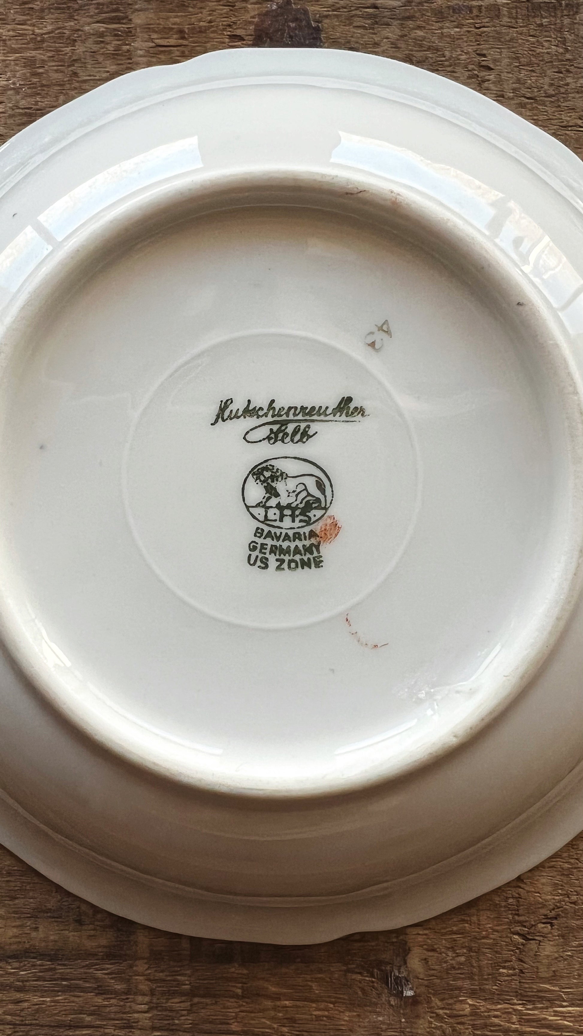 Vintage Hutschenreuther Bavaria Germany The Franklin Berry Bowl