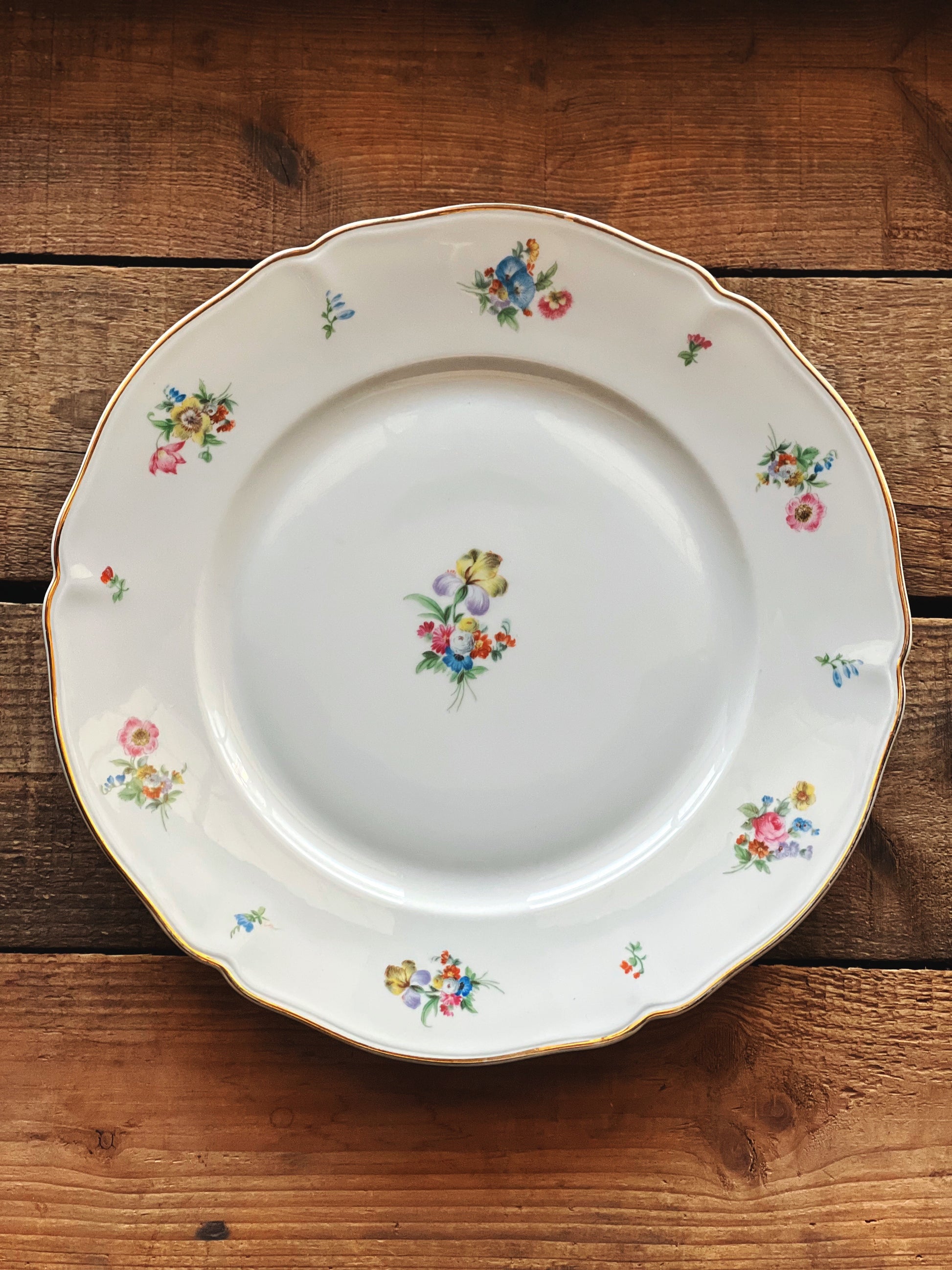 Vintage Hutschenreuther Bavaria Germany The Franklin Dinner Plate