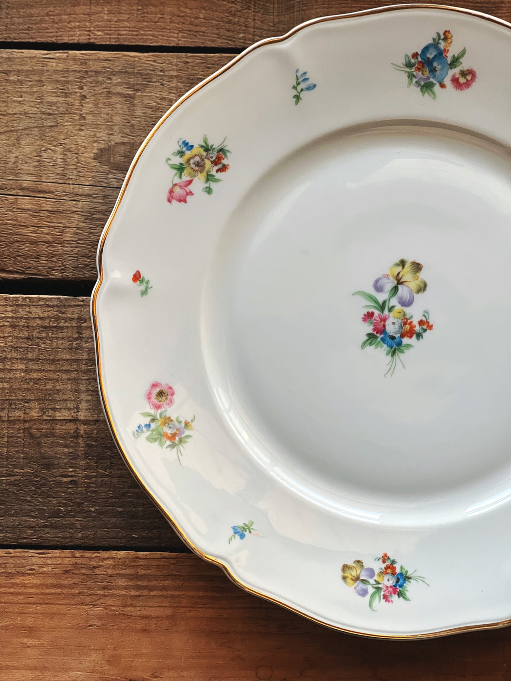 Vintage Hutschenreuther Bavaria Germany The Franklin Dinner Plate