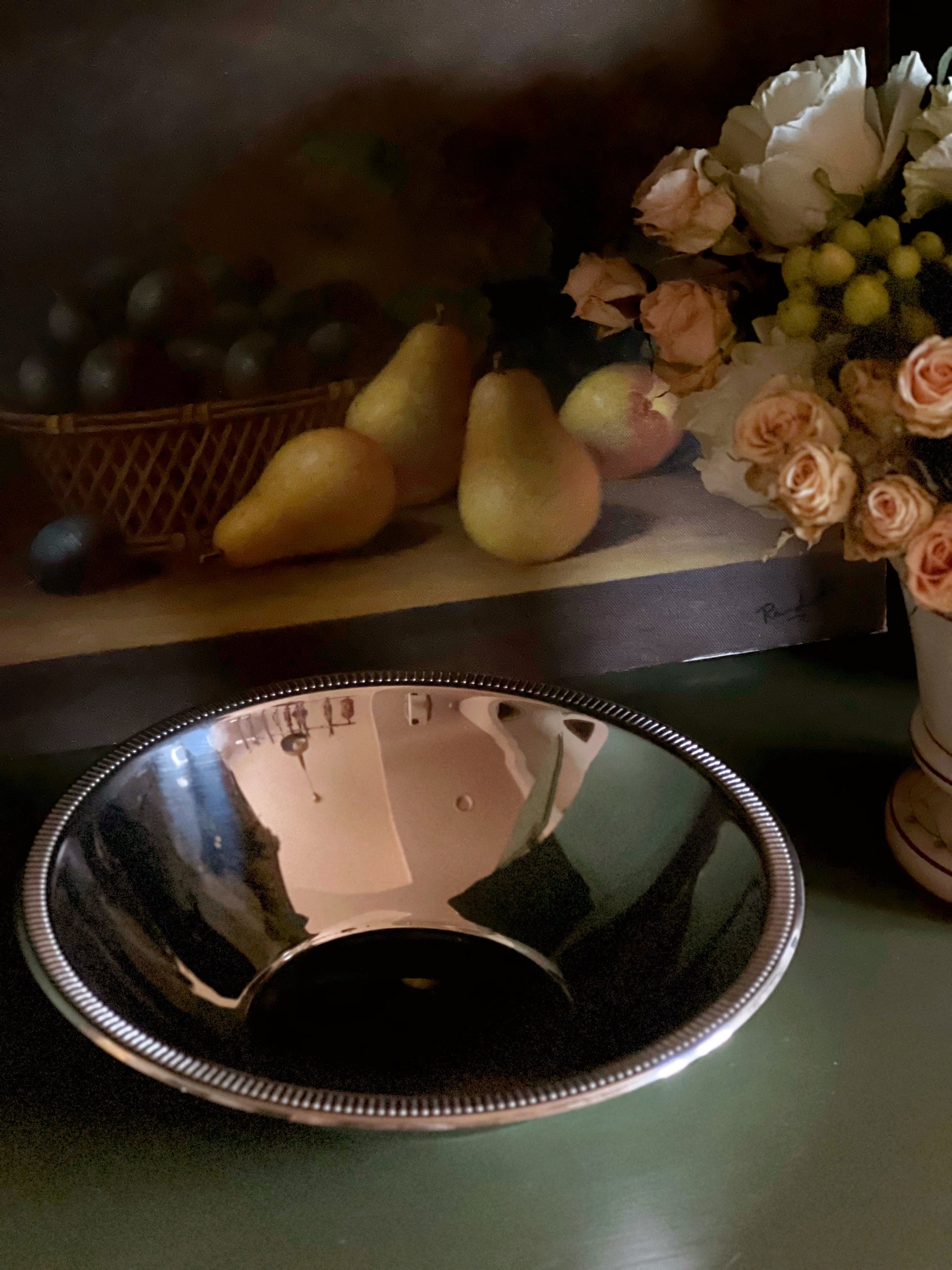 Vintage Jean Couzon French Silver Serving Bowl