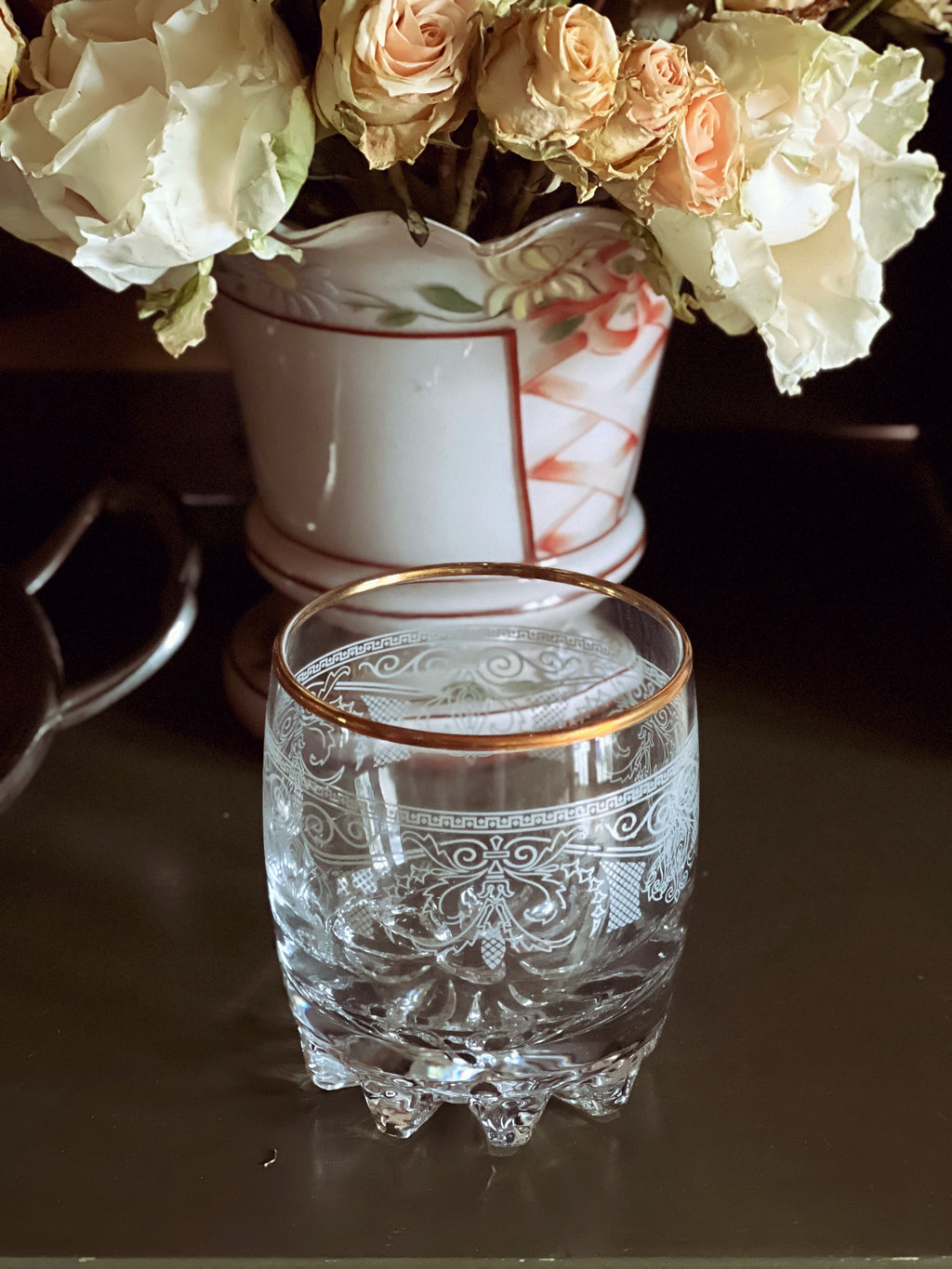 Vintage Set of 6 Cellini Double Old Fashioned Glasses