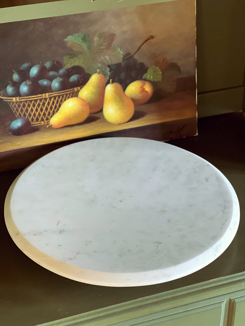 White Marble Lazy Susan