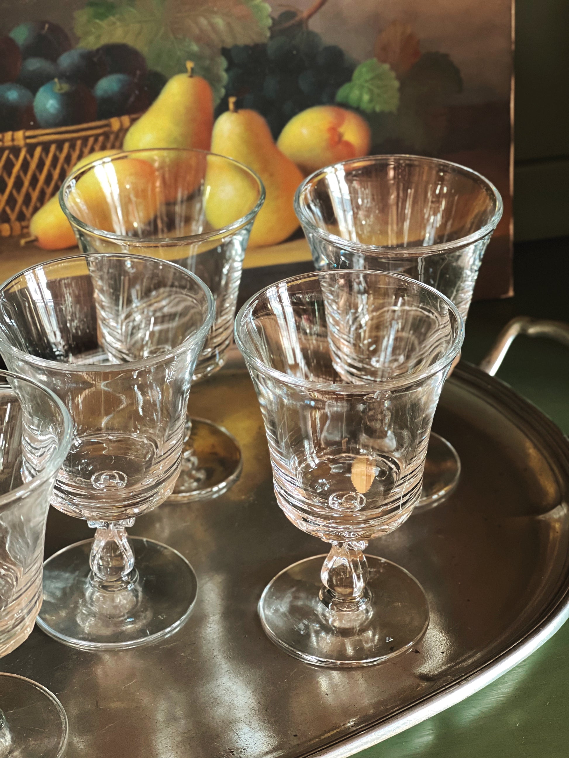 Vintage Fostoria Century Wine Glass Water Goblet