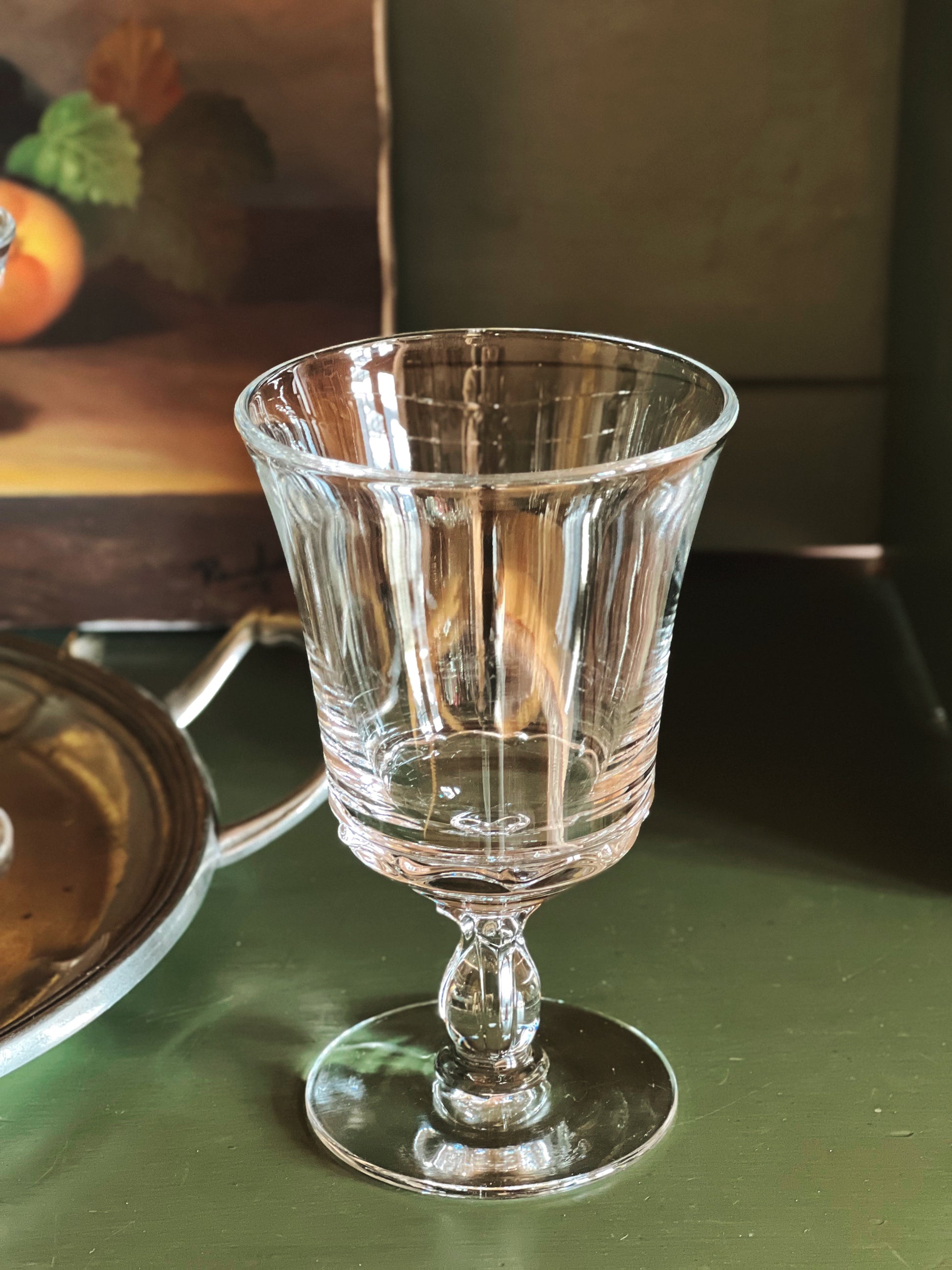 Vintage Fostoria Century Wine Glass Water Goblet